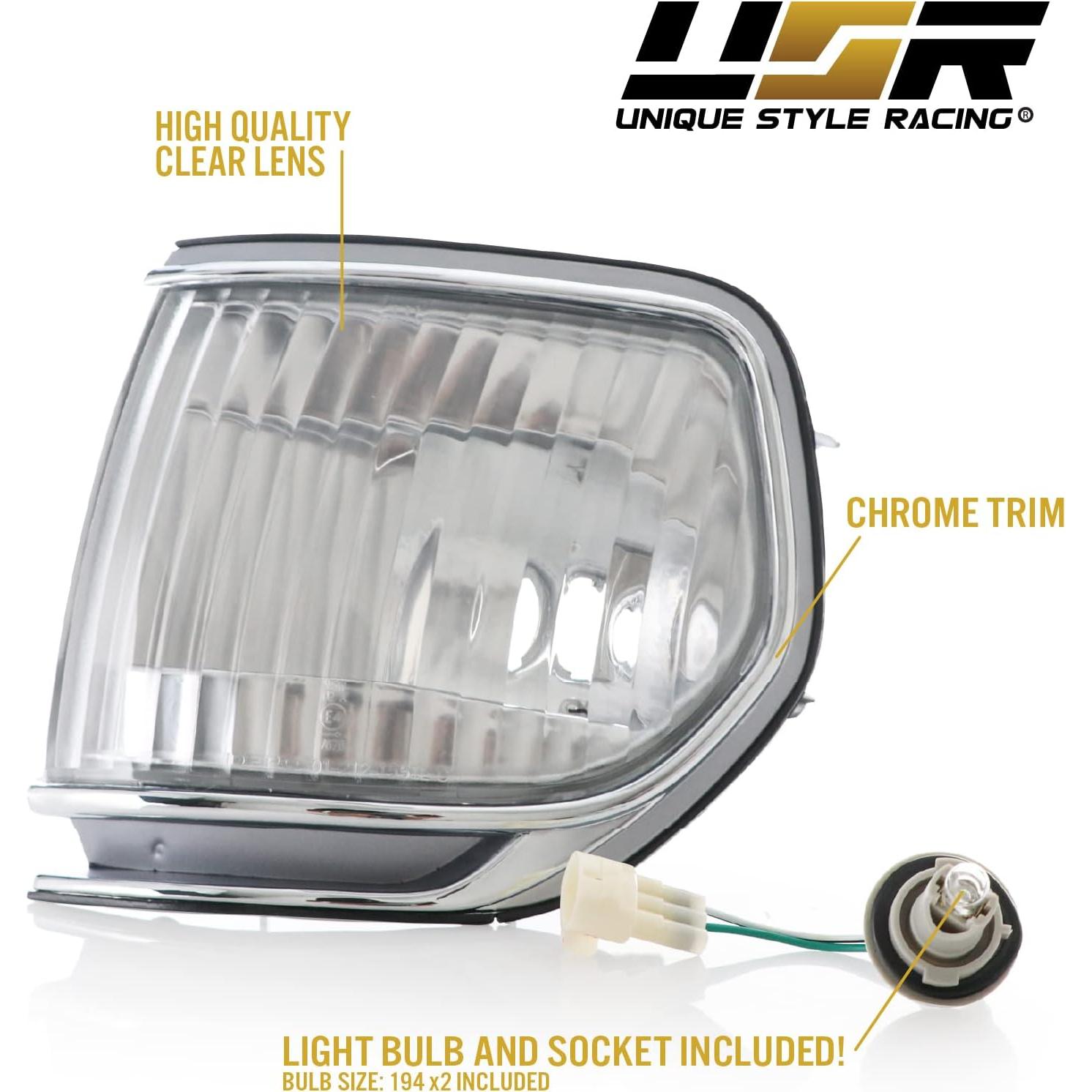 Juego de Luces de Esquina Delanteras USR para Toyota FJ80 1991-1997