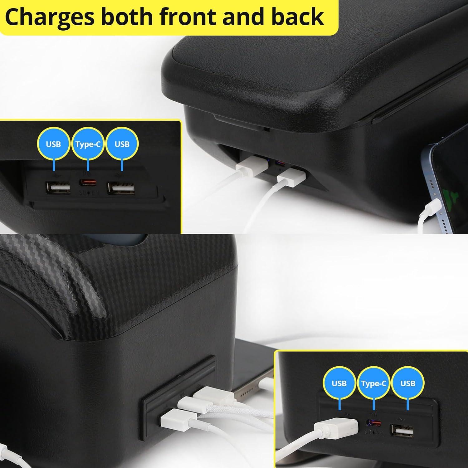 Organizador de Consola Central AULPHIKE para Suzuki Swift 2008-2023