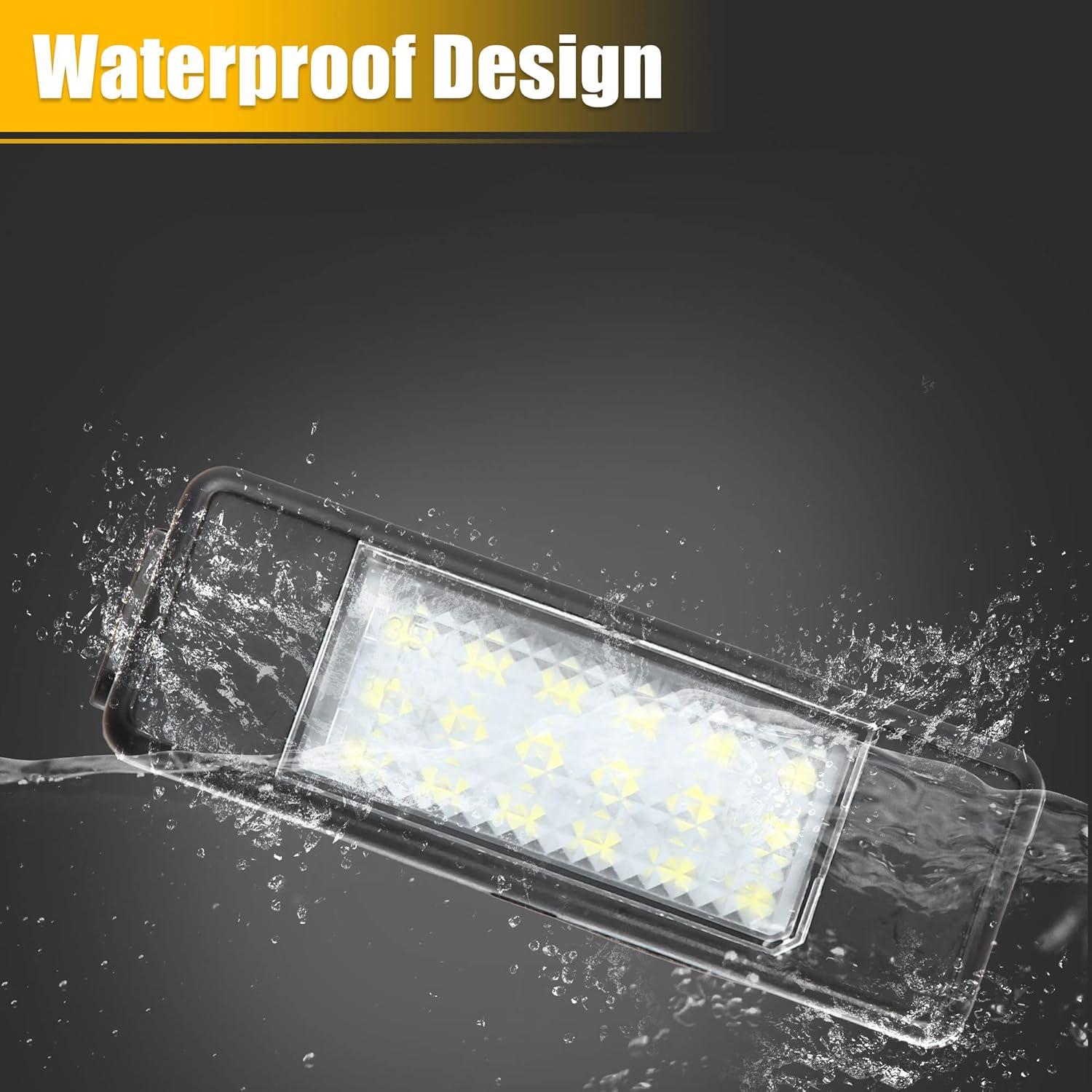 Luz de Placa LED X AUTOHAUX para Peugeot 207/208/308 - Blanca