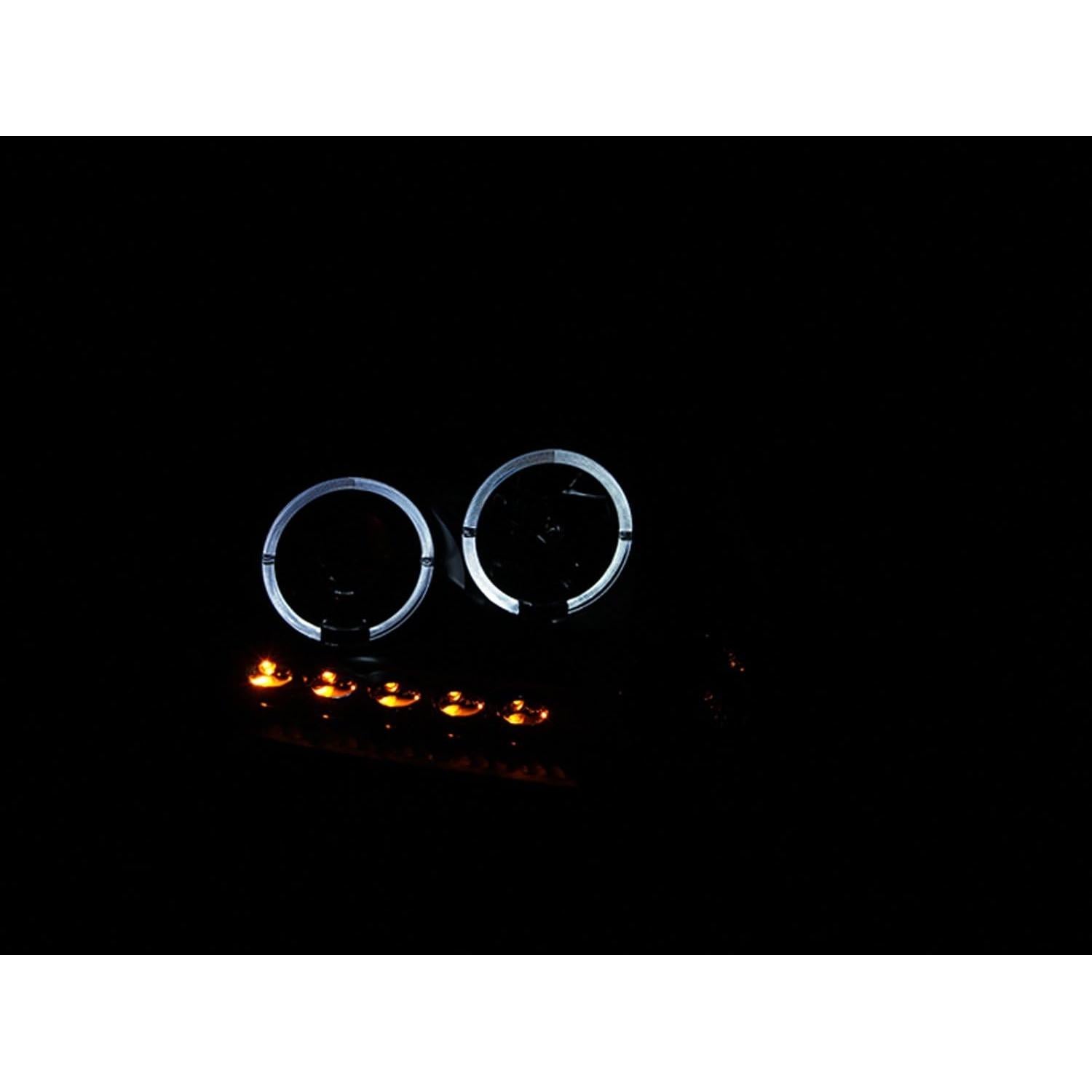 Faro Proyector AnzoUSA 111204 Negro/Transparente/Ámbar