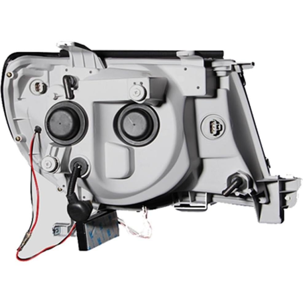 Faro Proyector Halo AnzoUSA 121282 Negro Claro para Toyota Tacoma