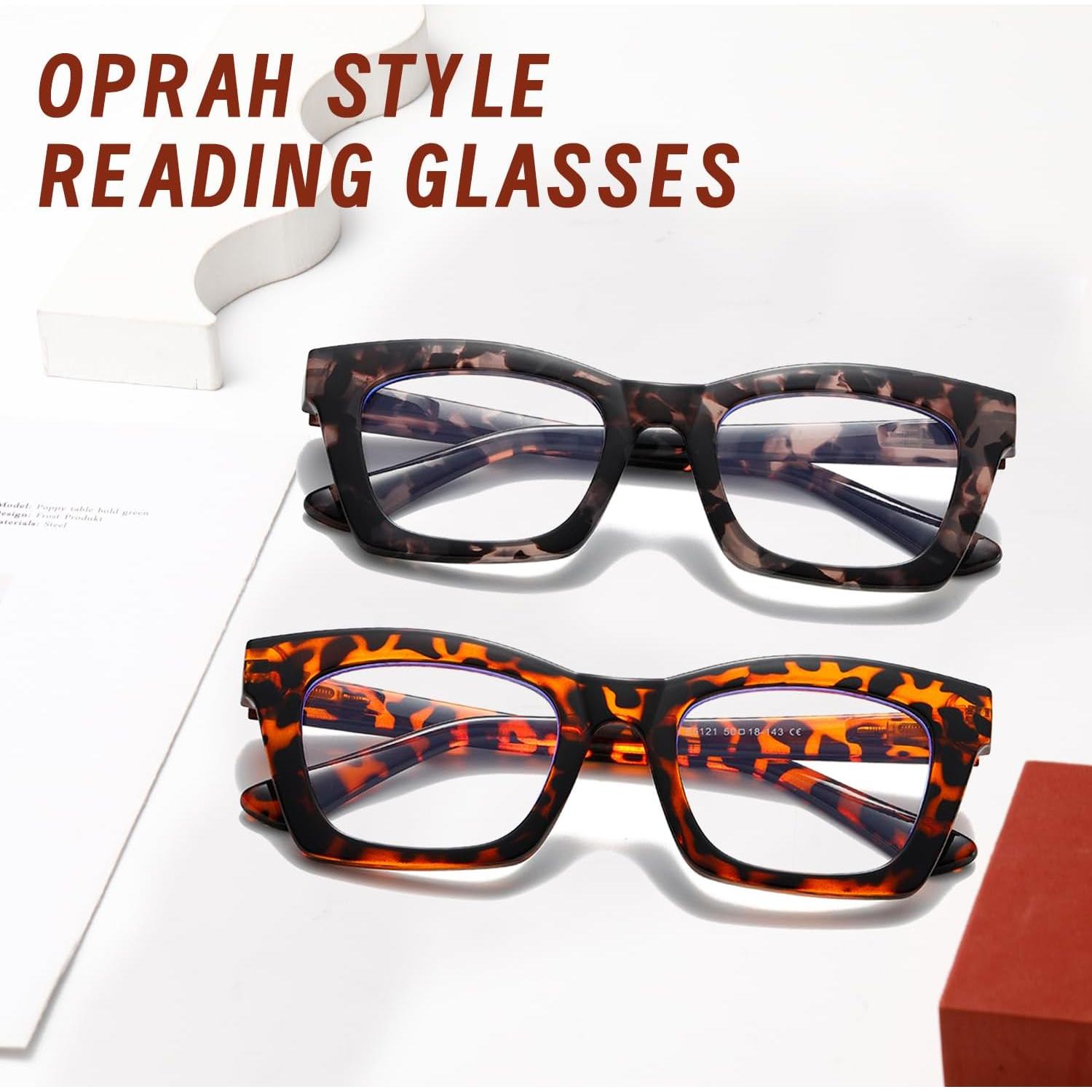 Gafas de lectura Hubeye 2 Pack con bloqueo luz azul +0.0