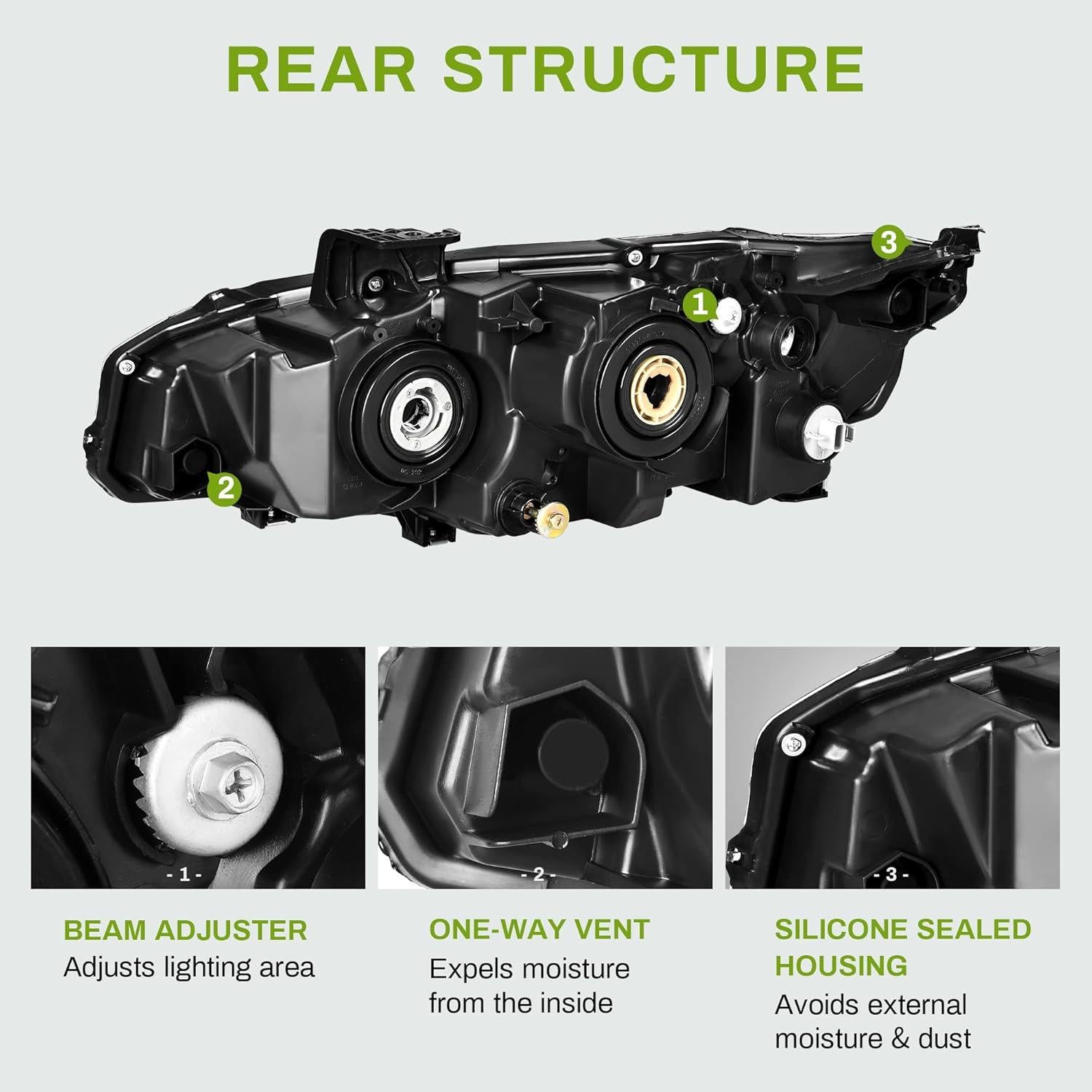 Faros Proyector LED DRL AUTOSAVER88 para Civic 2016-2021