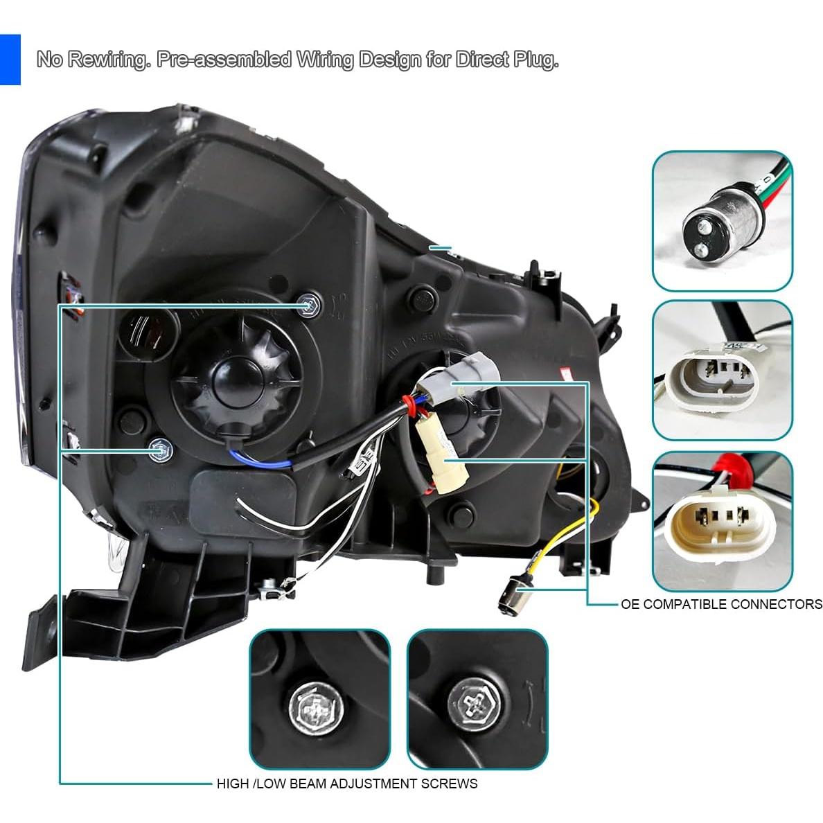 Faros Proyectores LED Spec-D Tuning Honda Accord 2008-2012