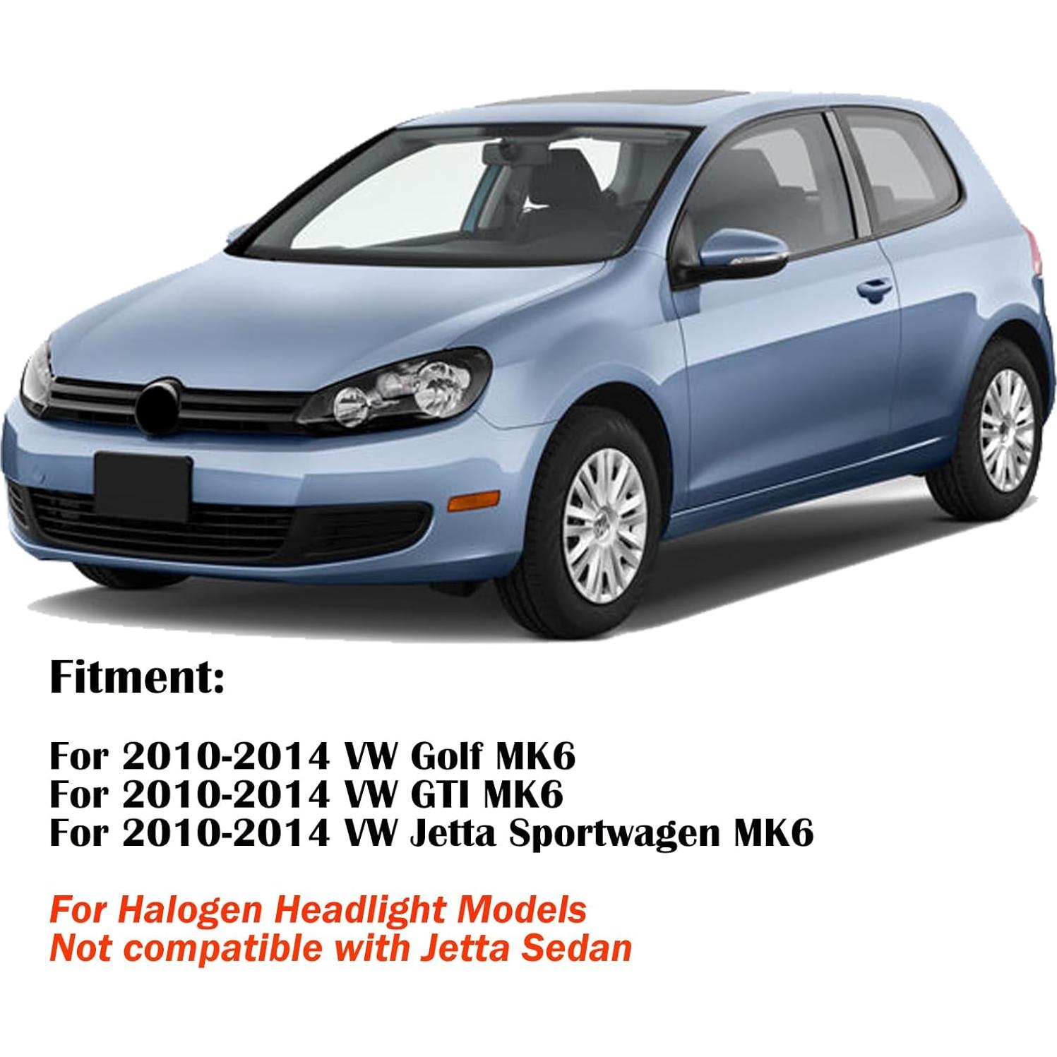 Faros Halógenos Corkiauto para Volkswagen Golf/GTI 2010-2014