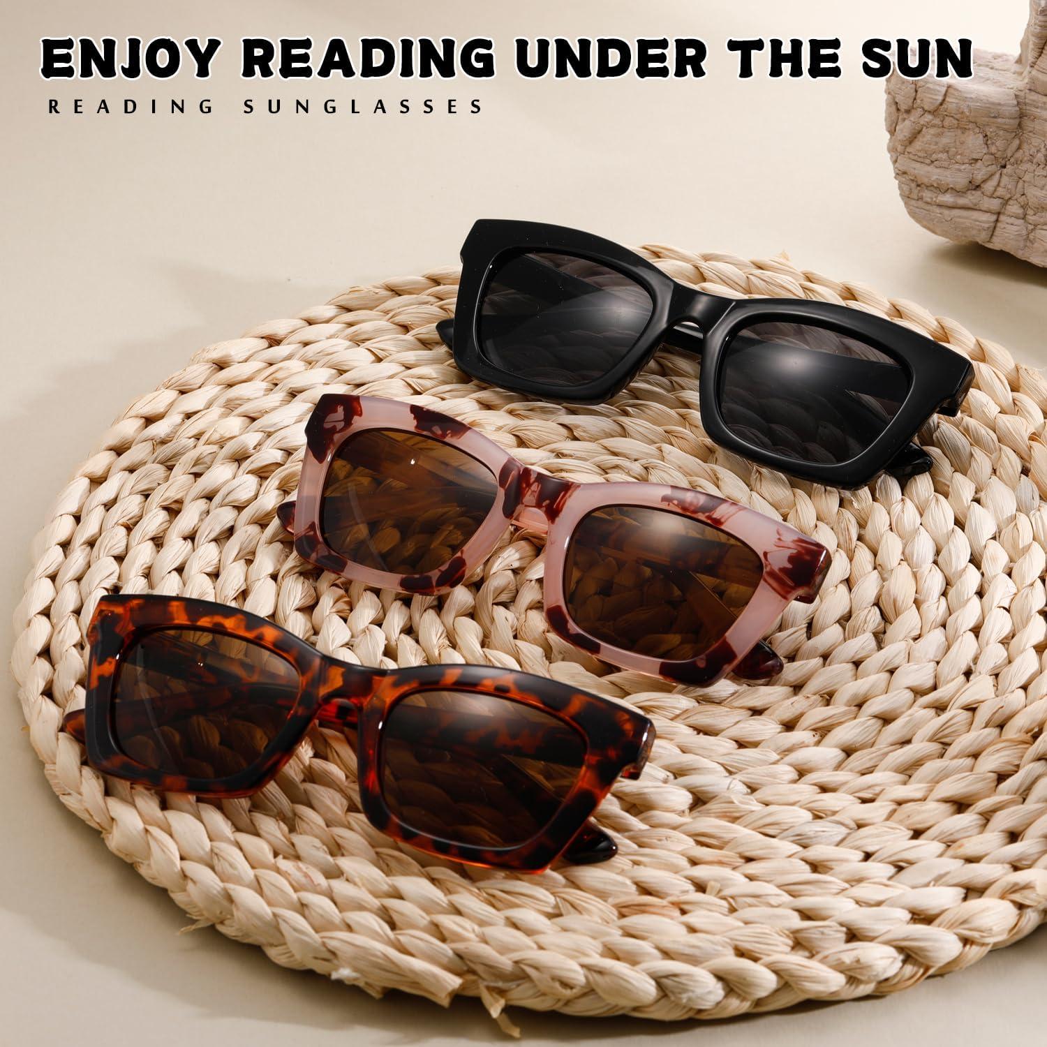 Gafas de sol bifocales Hubeye 3 paquetes UV400 +1.5 dioptrías