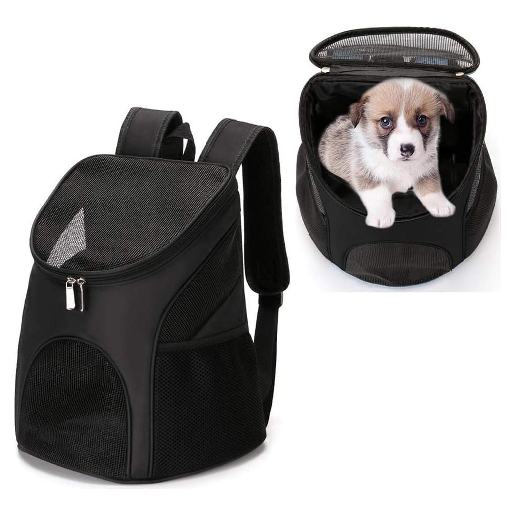 Mochila Transportadora para Perros YINGJEE Negra 32.77cm