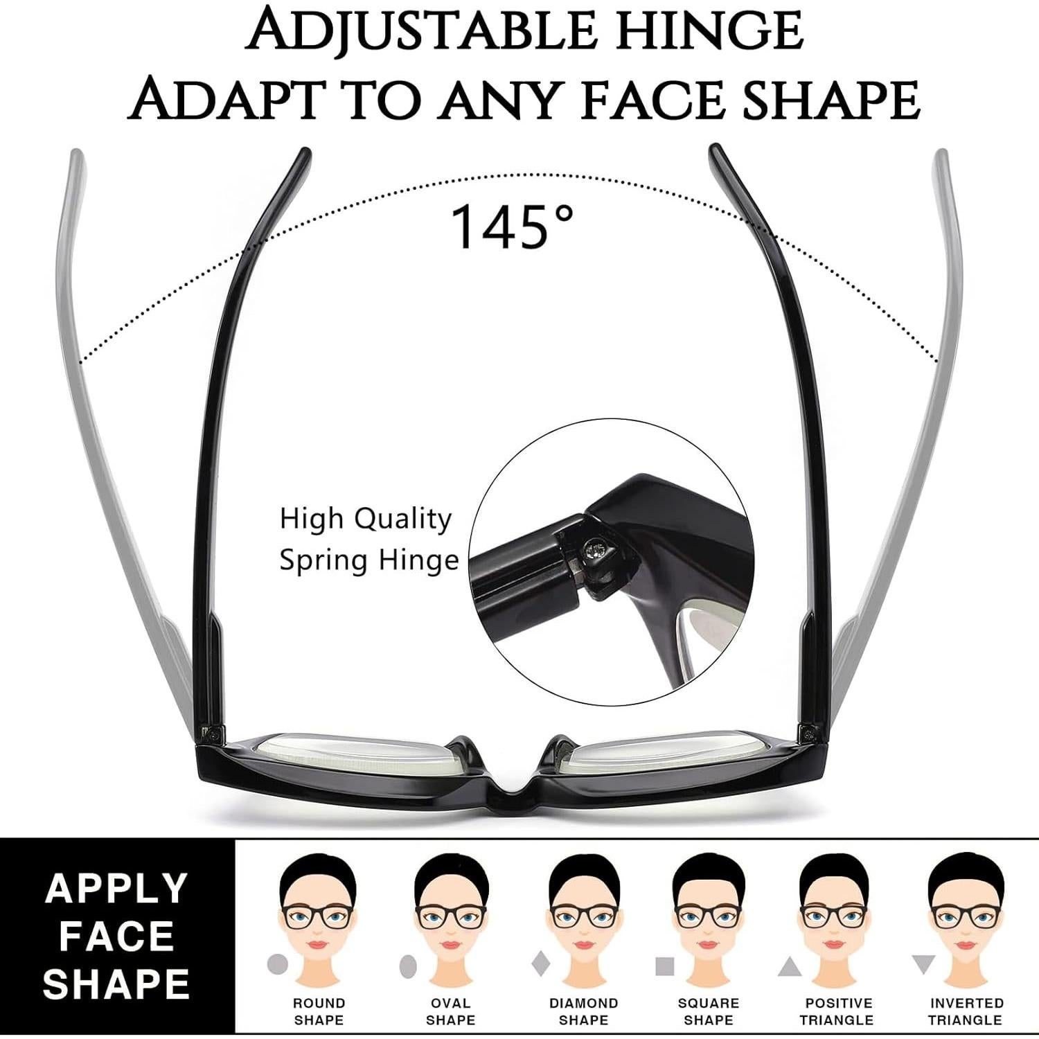 Gafas de Lectura Hubeye 2.25 con Bloqueo Luz Azul