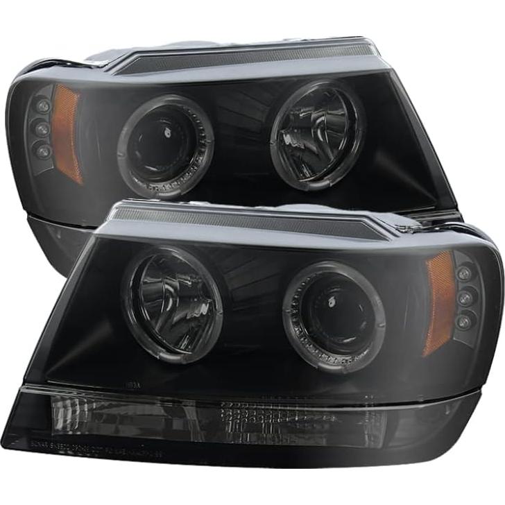 Faros Proyector LED Spyder 5078568 Negro/Ahumado