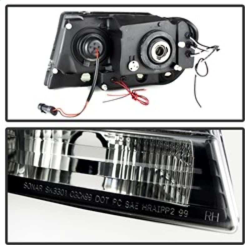 Faros Proyector LED Spyder 5078568 Negro/Ahumado