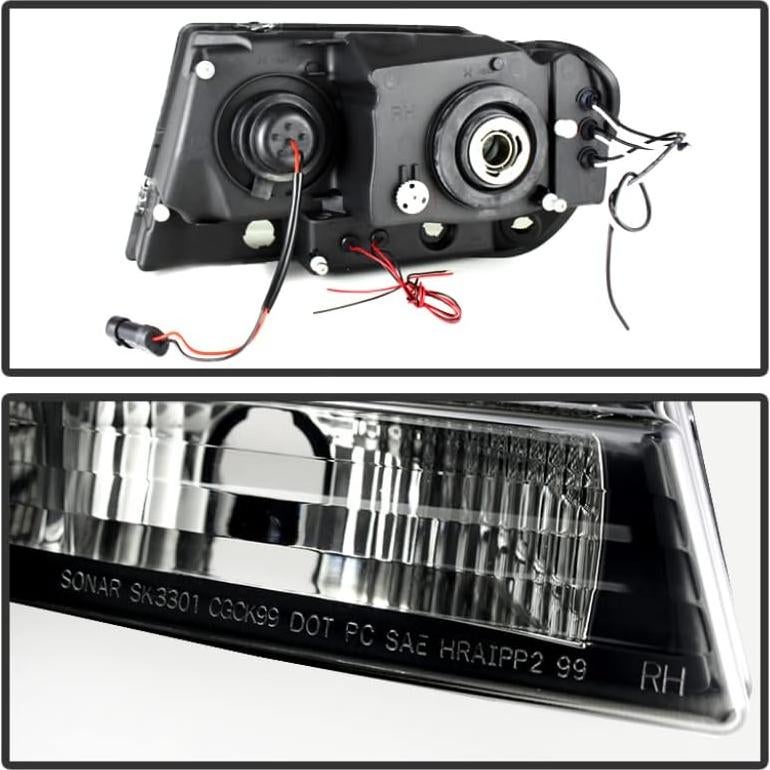 Faros Proyector LED Spyder 5078568 Negro/Ahumado