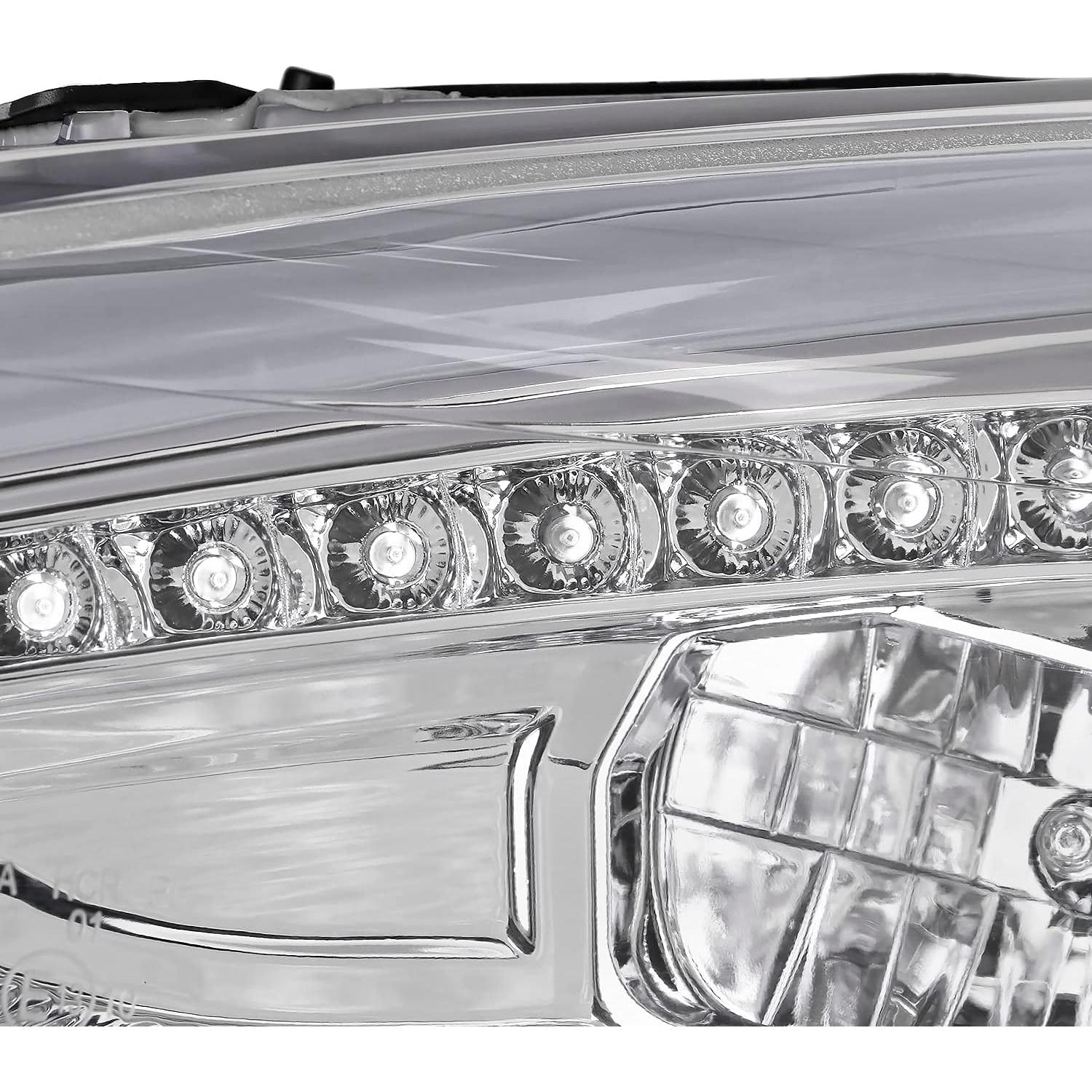 Faros Proyector SPEC-D Tuning Cromados para Ford Focus 2015-2018