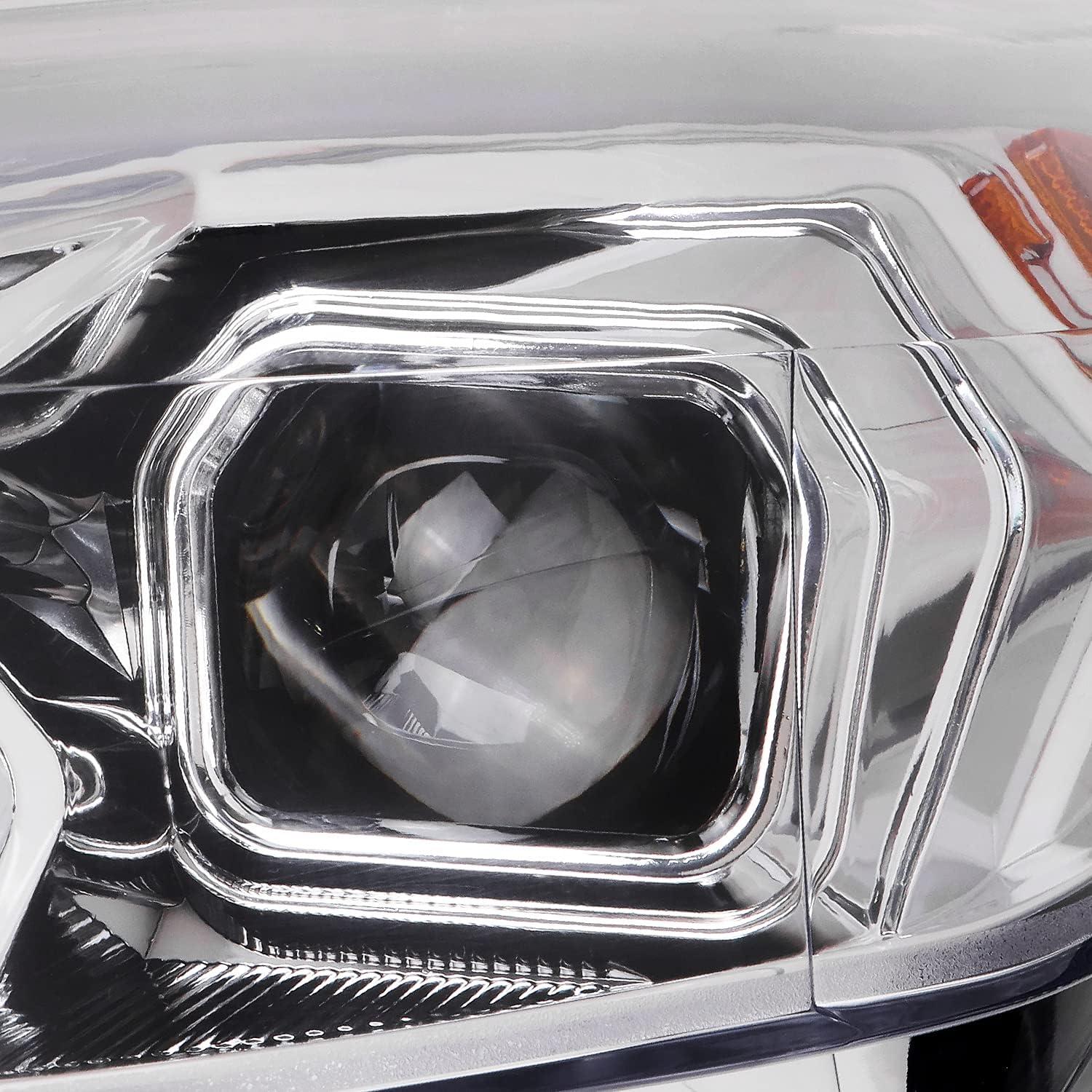 Faros Proyector SPEC-D Tuning Cromados para Ford Focus 2015-2018