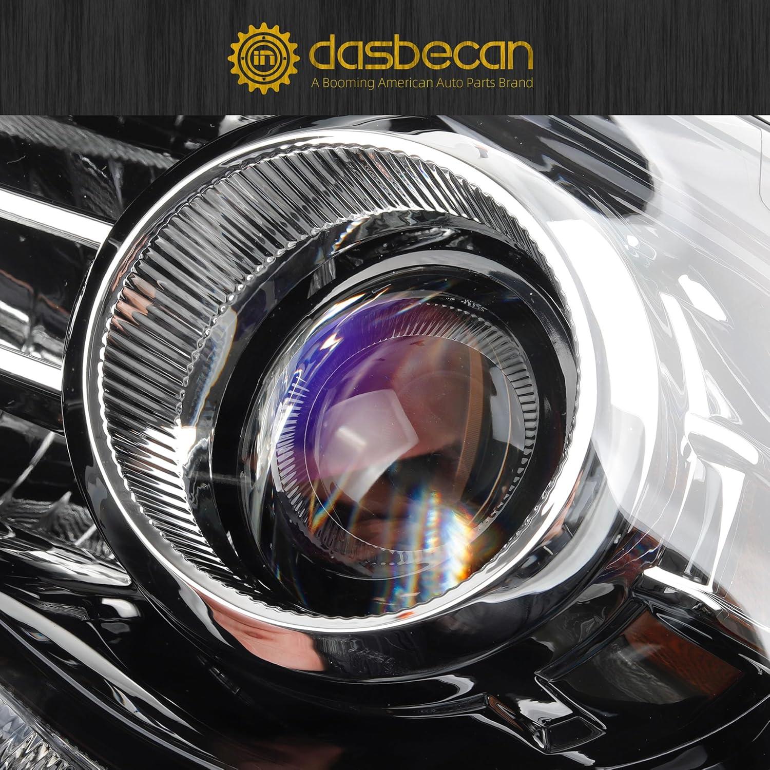 Faros Halógenos Dasbecan OE con LED DRL para Dodge Ram 2013-2018