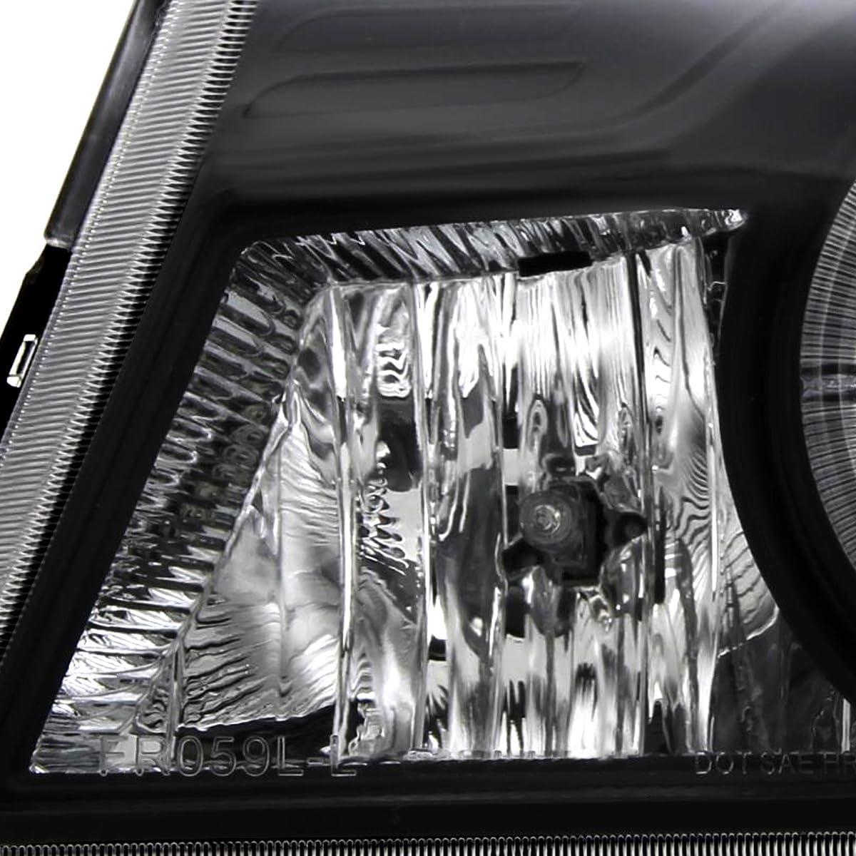 Faros Proyector Halo SPEC-D TUNING Negros para Ford Ranger 98-00