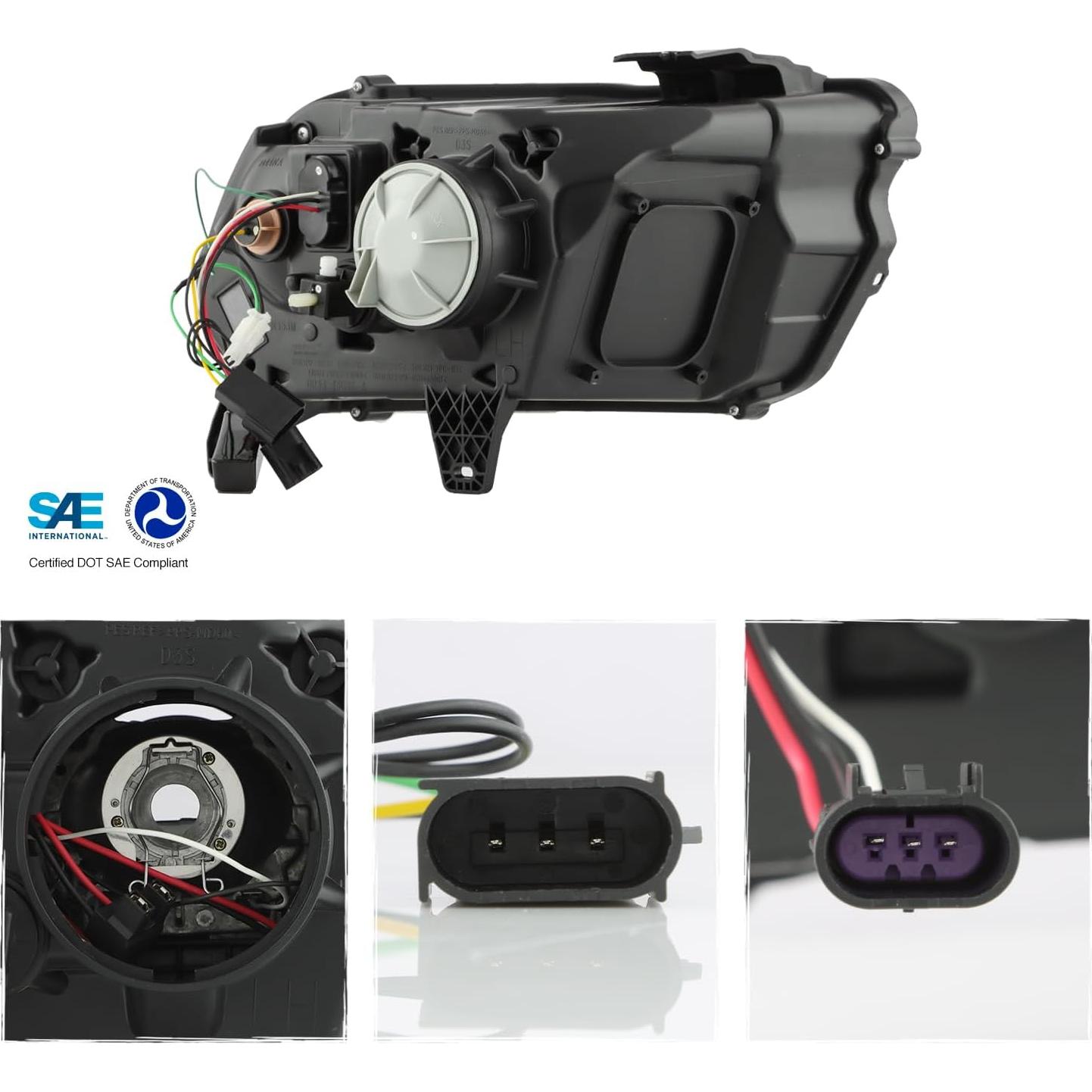 Faros Proyector Halógenos AKKON para Ford Mustang 2010-2014