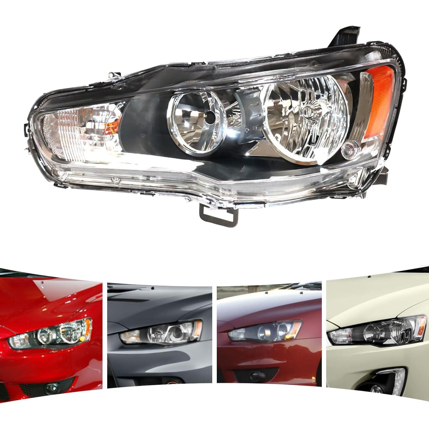 Faros Halógenos LYNICESHOP para Mitsubishi Lancer EVO 2008-2017