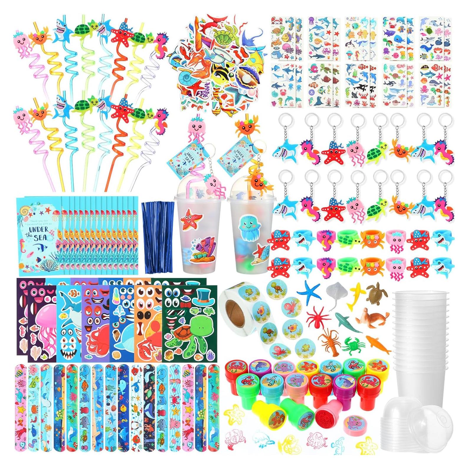 Conjunto de Fiesta Oceánica Poen 212 Piezas para Cumpleaños