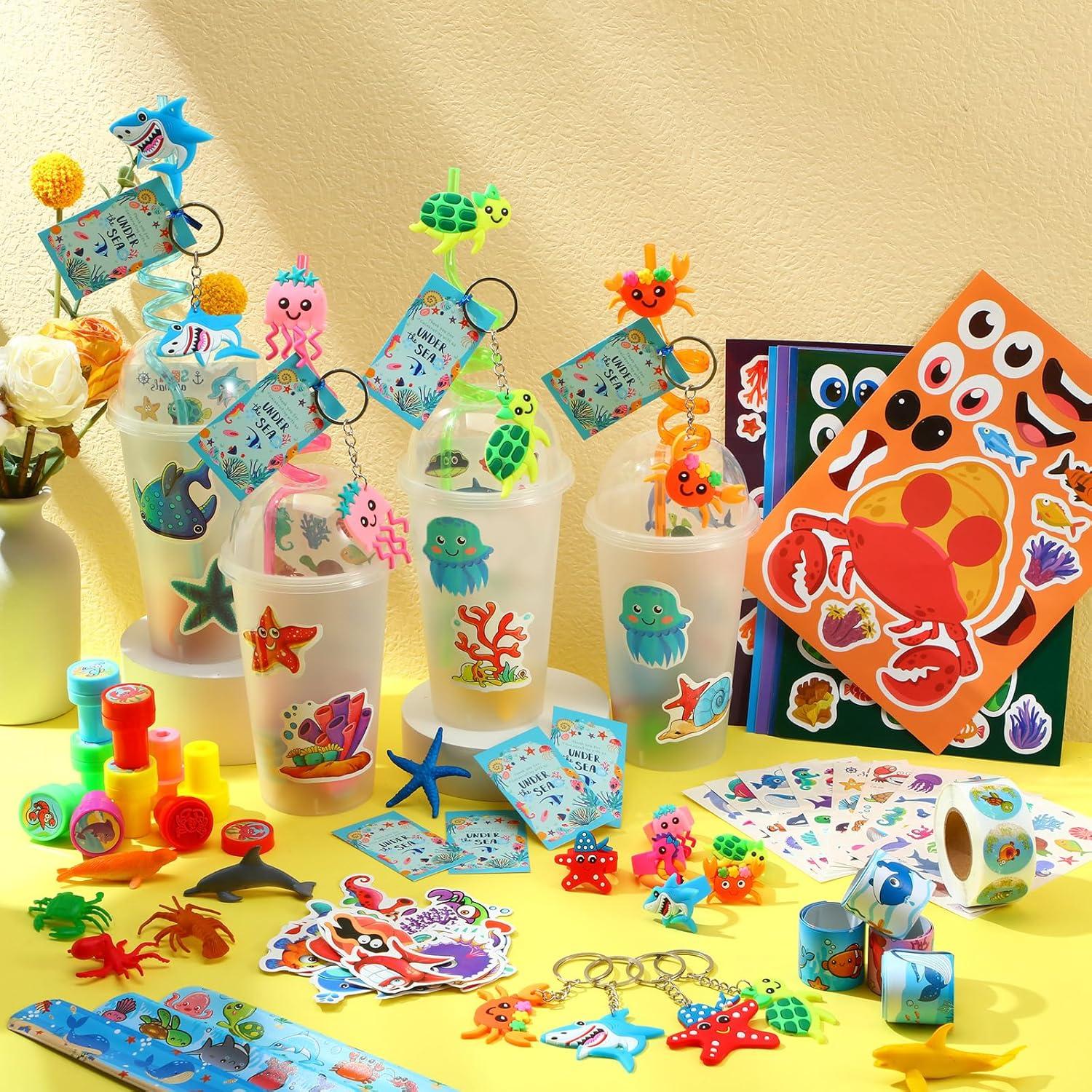 Conjunto de Fiesta Oceánica Poen 212 Piezas para Cumpleaños