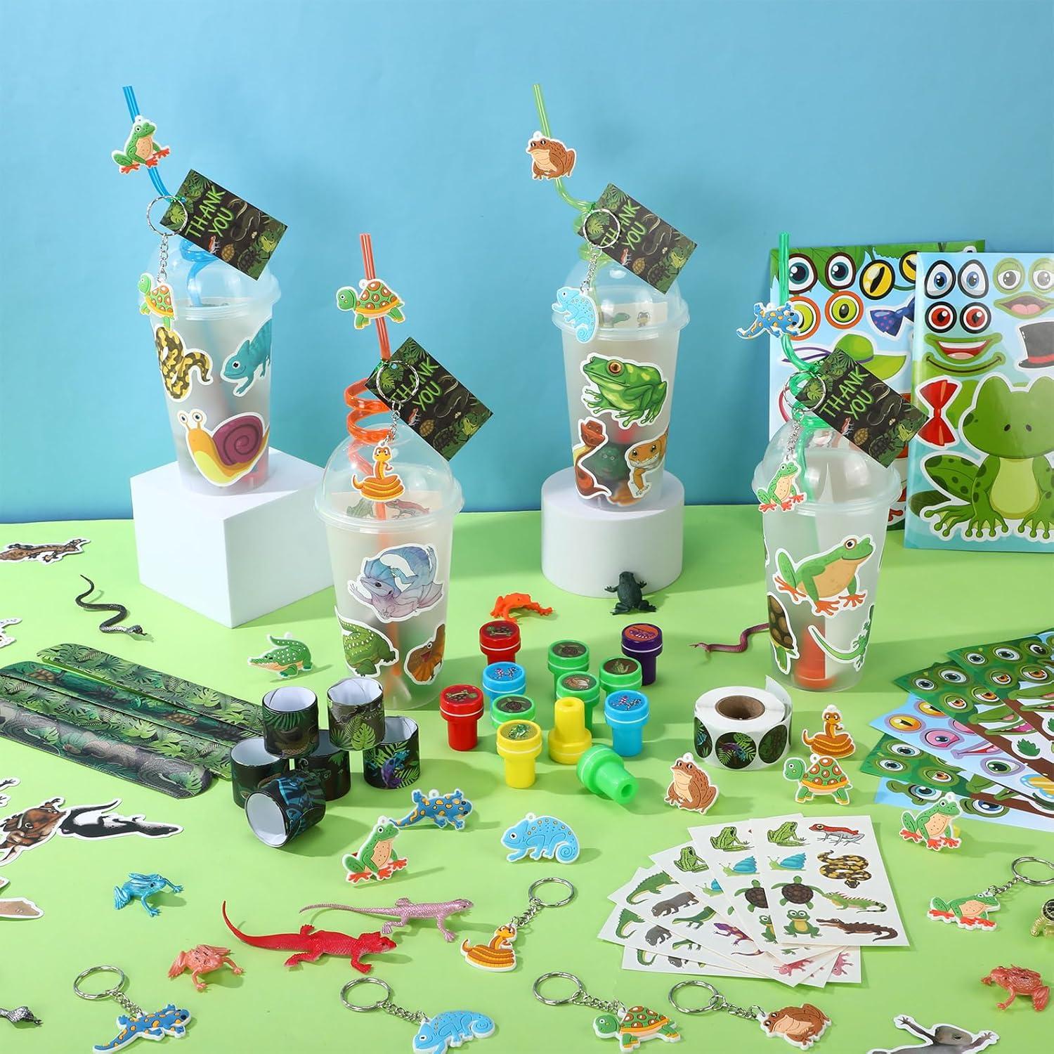 Conjunto de Fiesta Reptiles Poen 212 Piezas Diversión