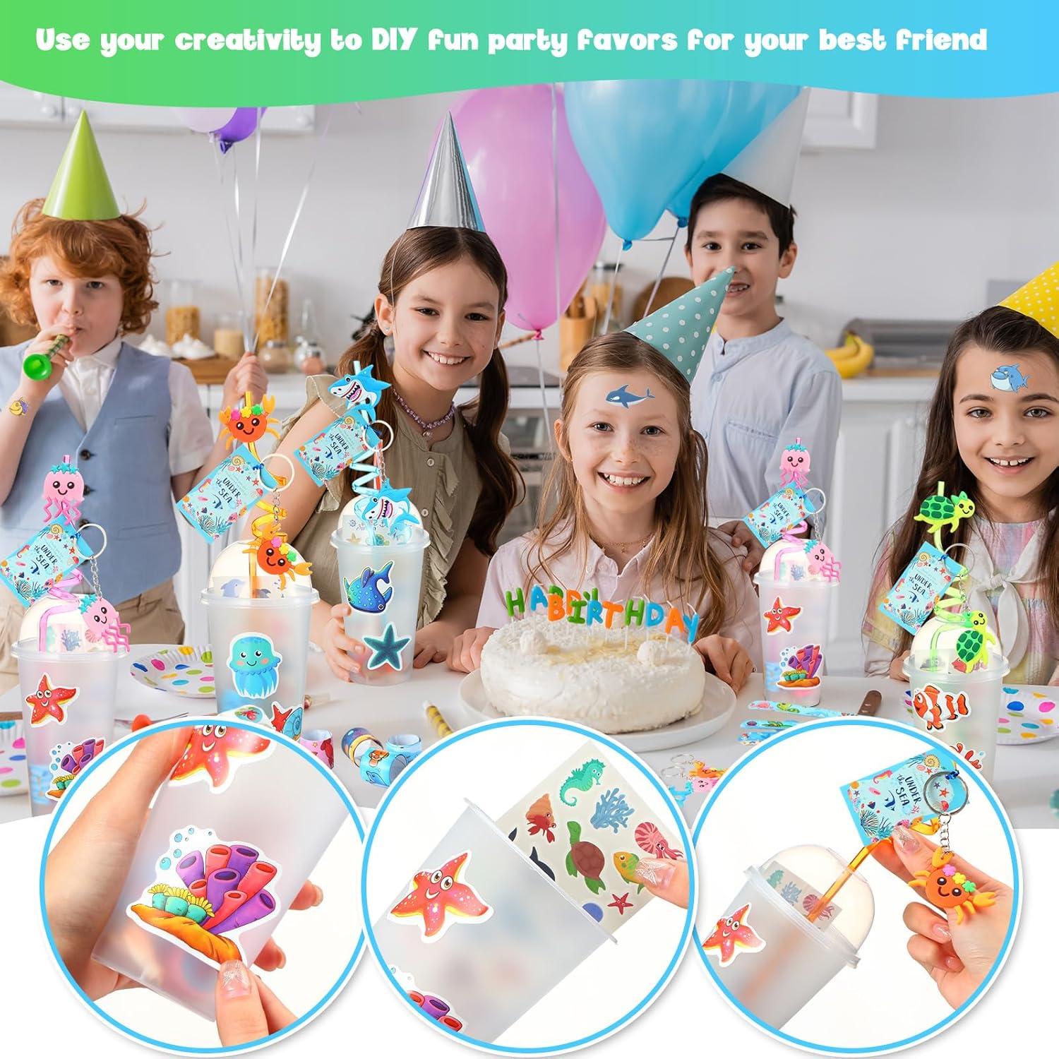 Conjunto de Regalos Oceánicos Poen 212 Piezas para Fiesta