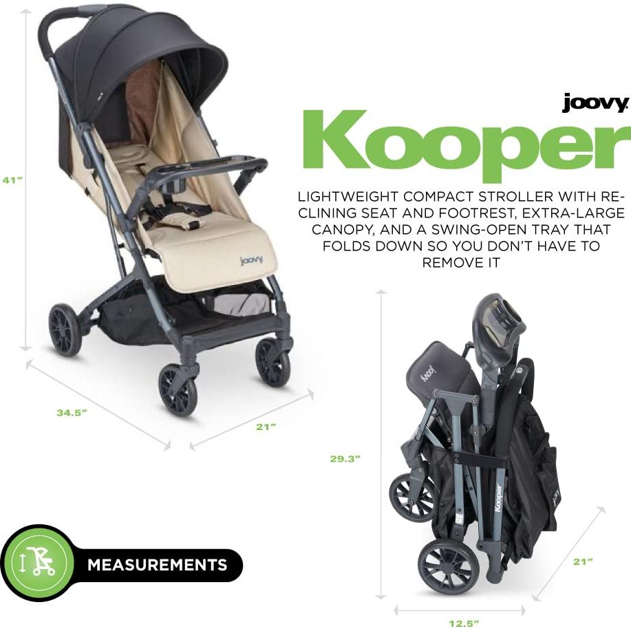 Carrito de Bebé Joovy Kooper Ligero con Bandeja Abatible