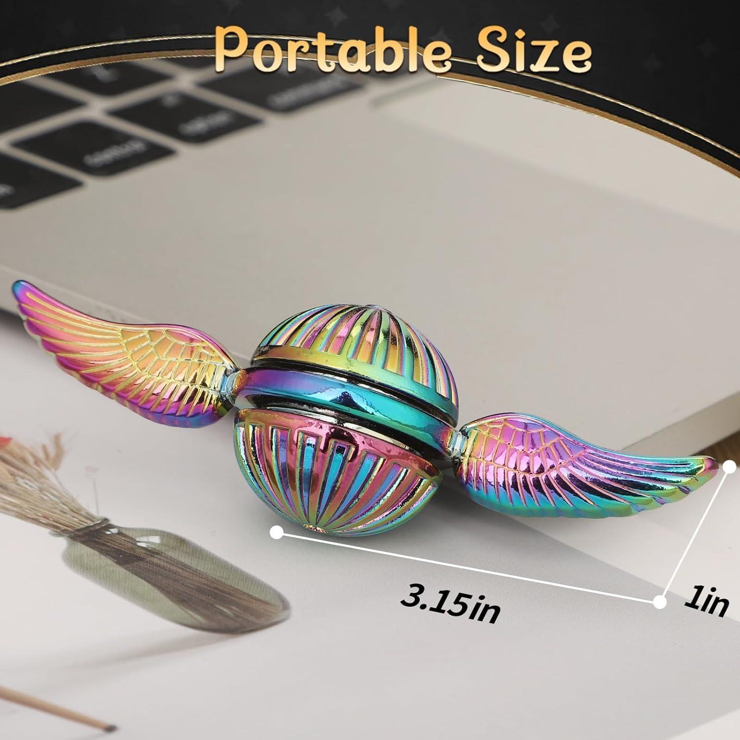 Spinner Fidget Arcoíris LNCOJOLM Alivio de Estrés 15cm