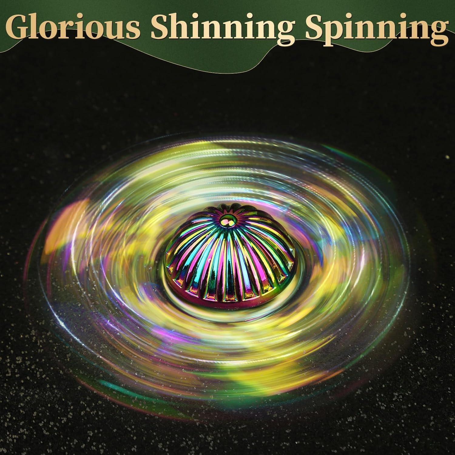 Spinner Fidget Arcoíris LNCOJOLM Alivio de Estrés 15cm