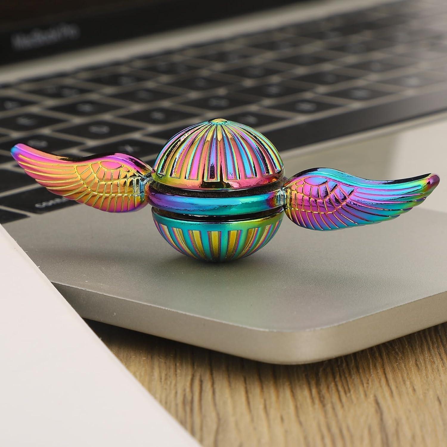 Spinner Fidget Arcoíris LNCOJOLM Alivio de Estrés 15cm