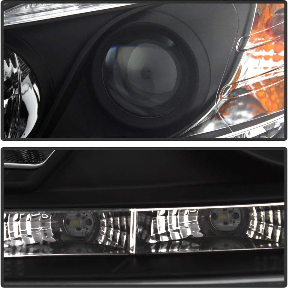 Faro Proyector LED Negro ACANII para Mercedes Benz W204 2008-2011