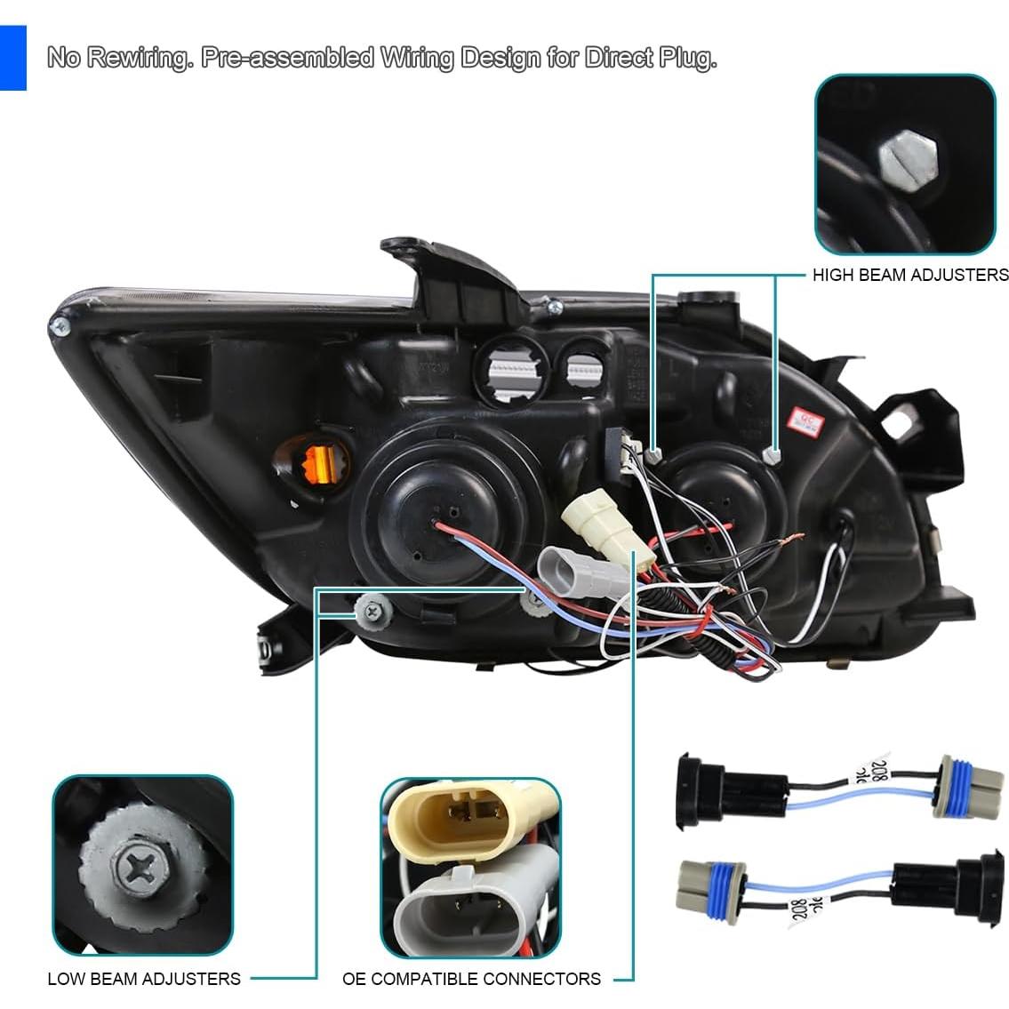 Faros Proyector LED Spec-D Tuning para Scion TC 2005-2010