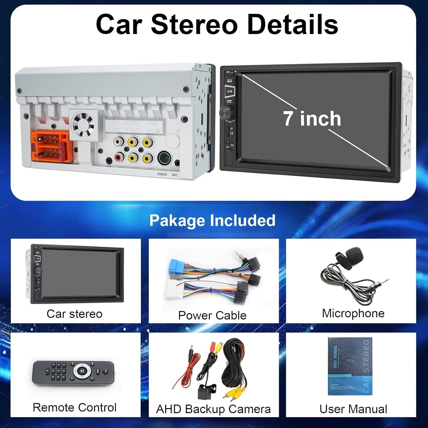 Estéreo de Coche Honda Accord/Civic/CRV/HRV/Odyssey 7"