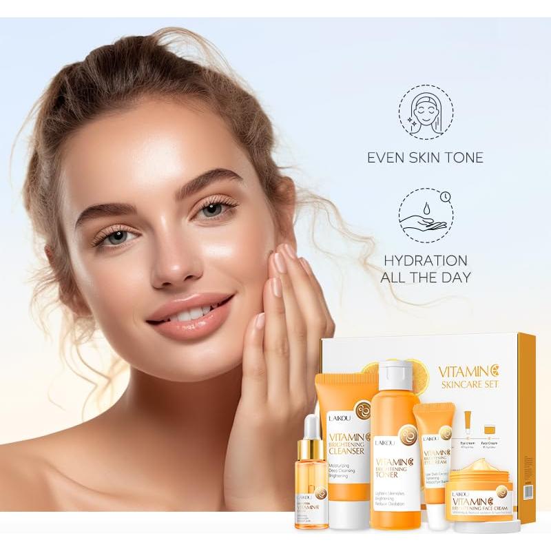 Kit de Cuidado Facial LAIKOU 5 Piezas Vitamina C