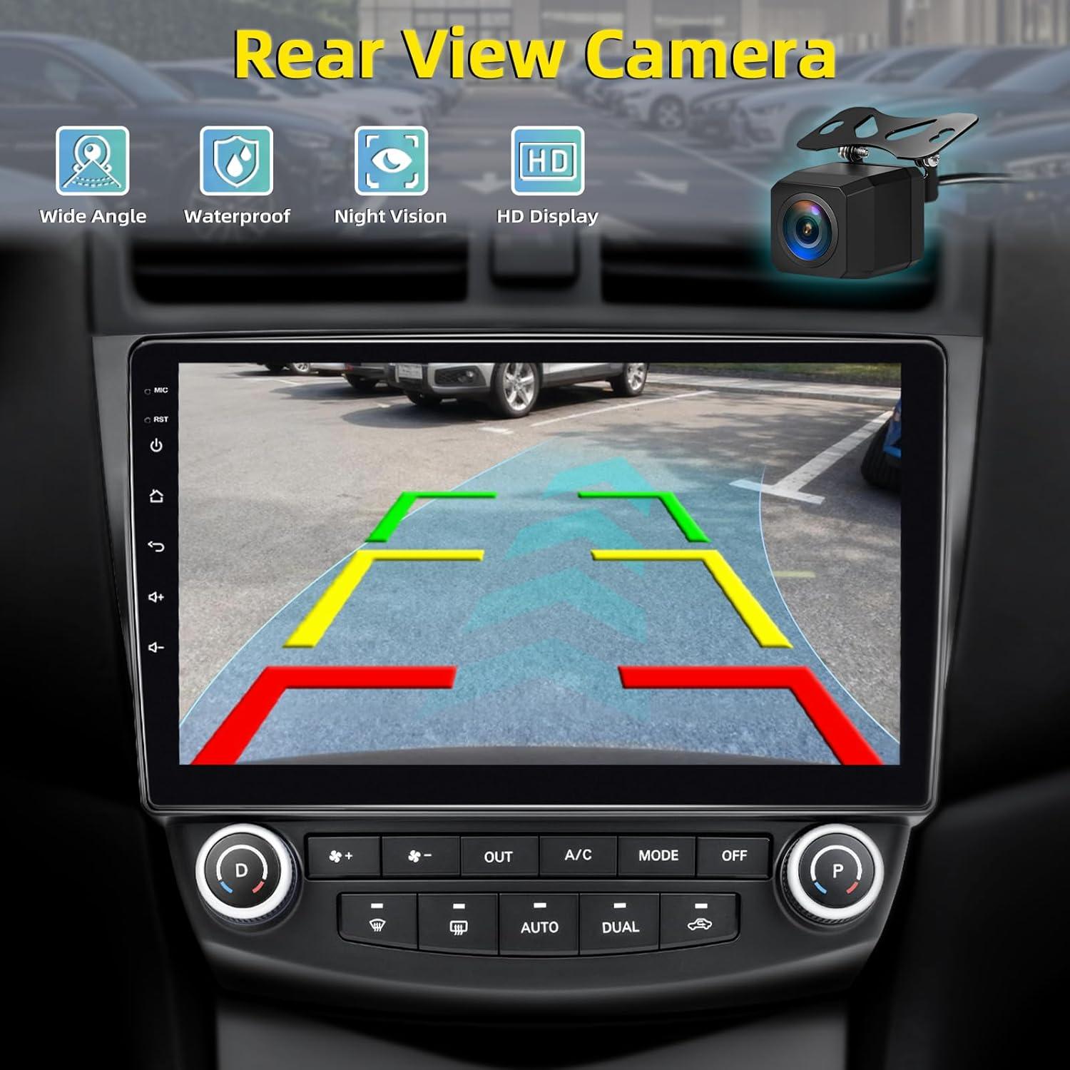 Estéreo de Radio Asenago para Honda Accord 7ª 2003-2007 con Carplay y Bluetooth