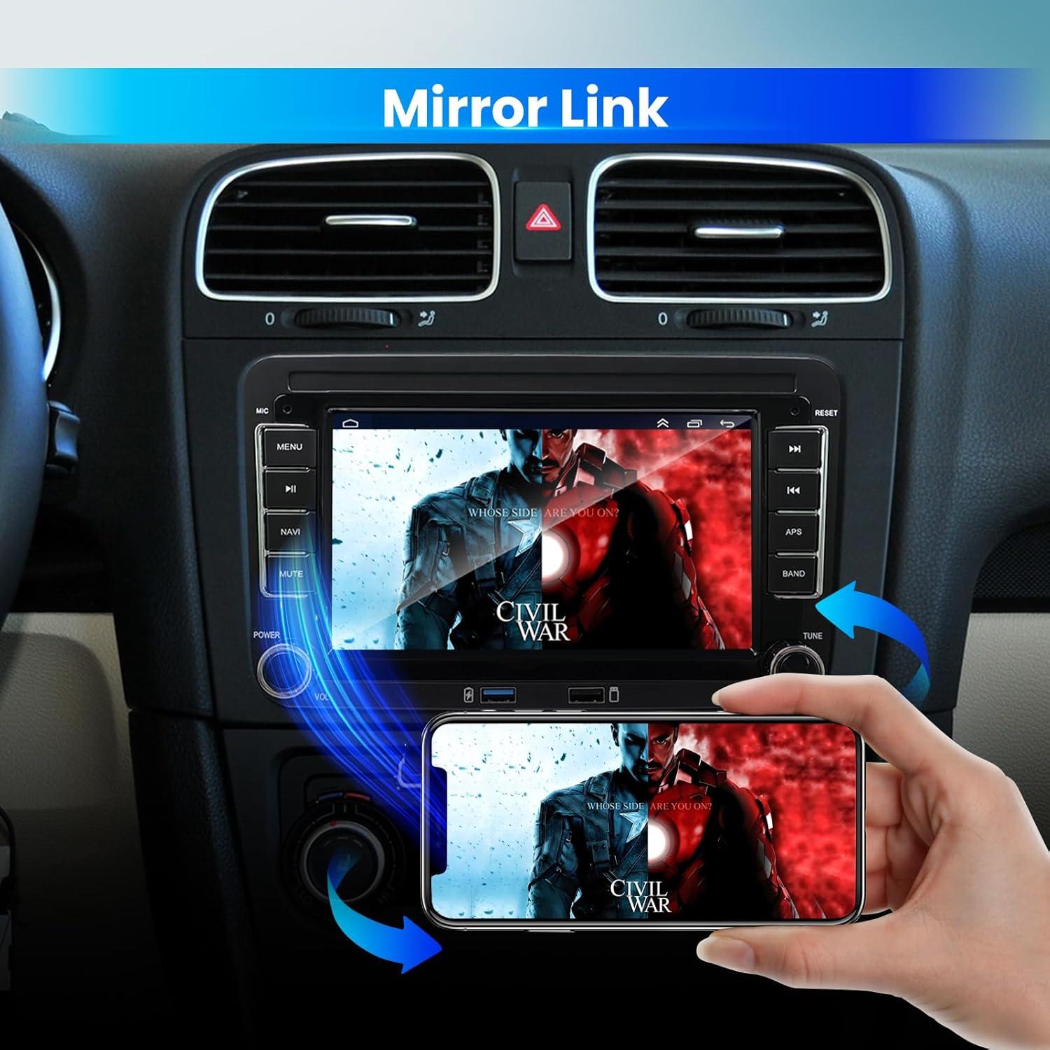 Estéreo de Coche Android 14 YCBB 7" 4GB/64GB CarPlay/Android Auto