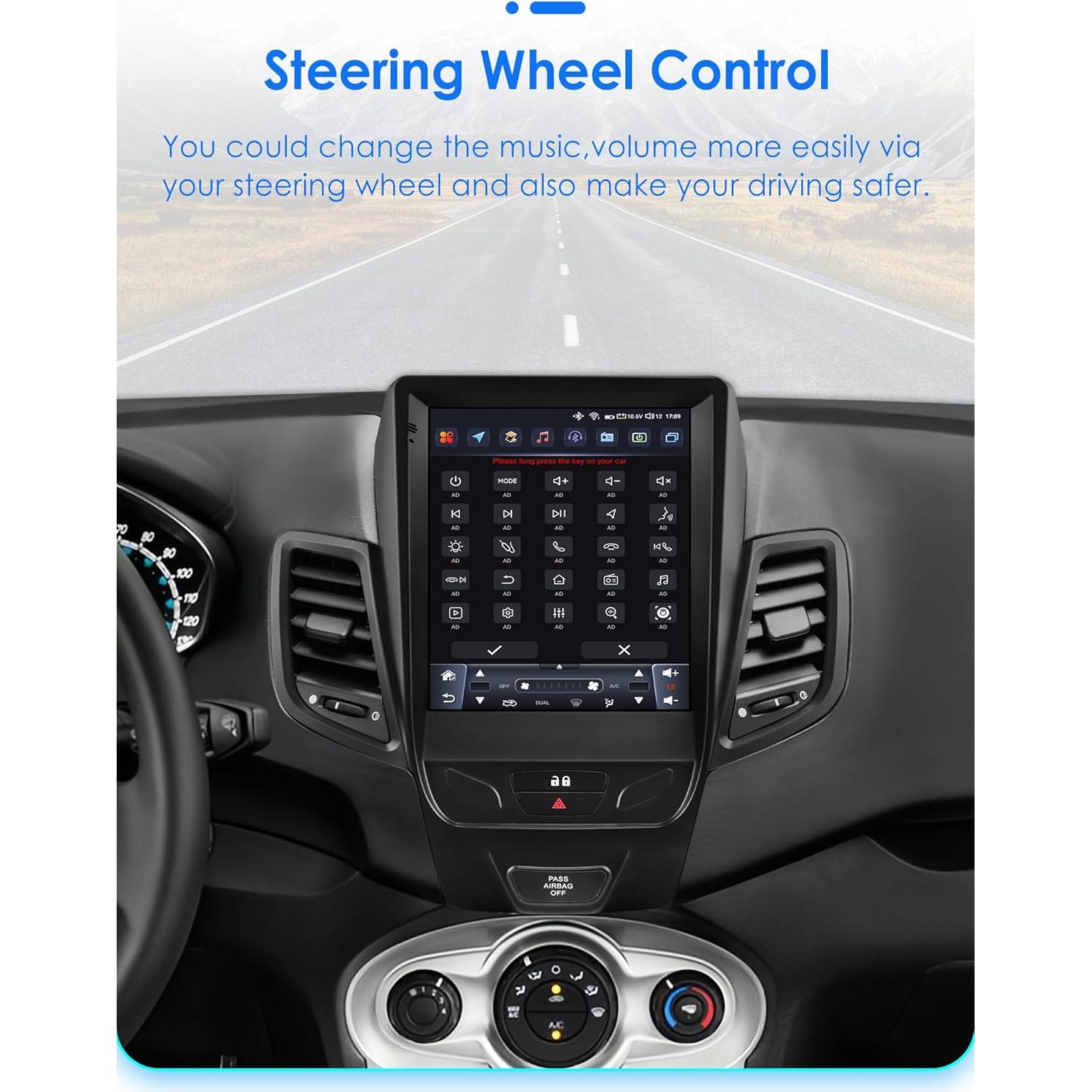 Radio de Coche Android 14 CheDux 9.7" 6GB 64GB Bluetooth GPS