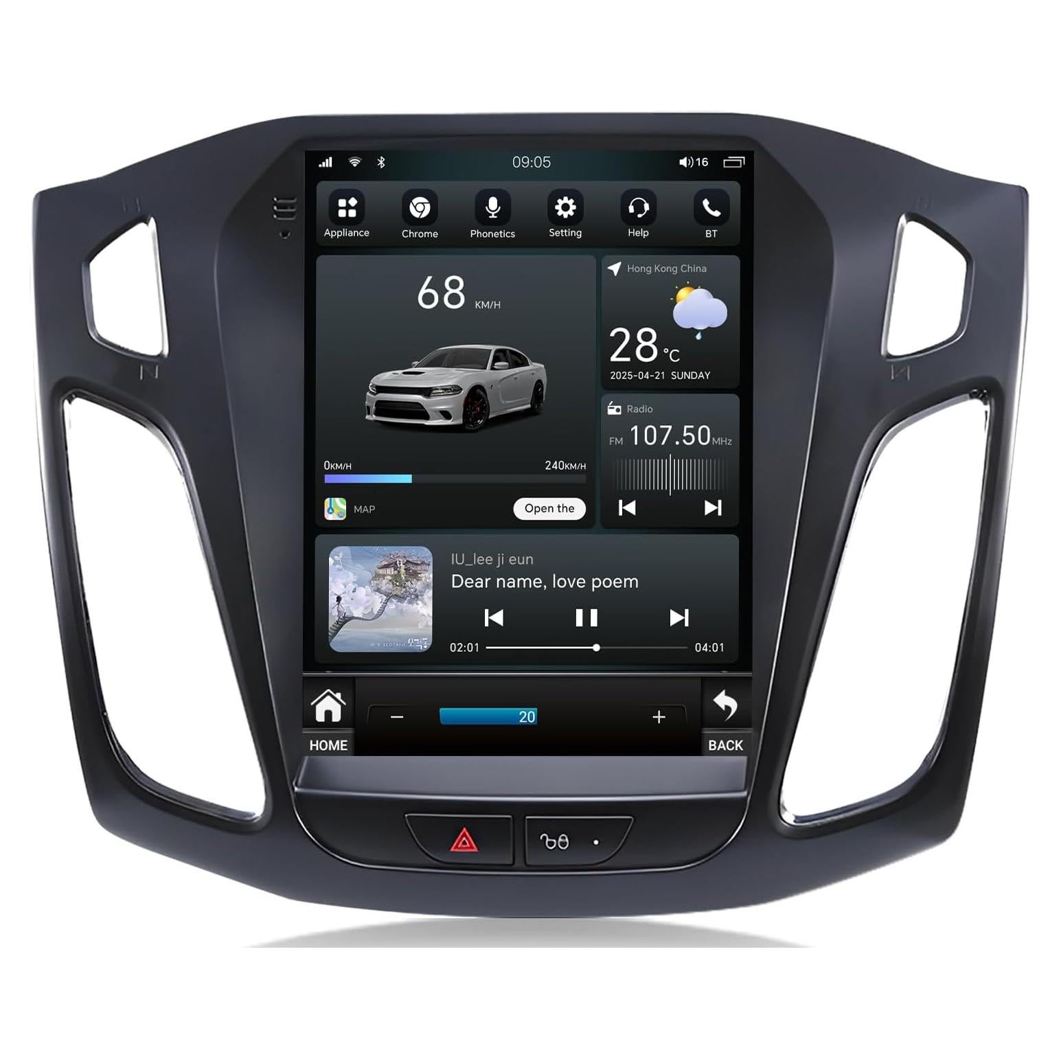 Radio de Coche 8Core para Ford Focus 2012-2018 con Bluetooth 5.0