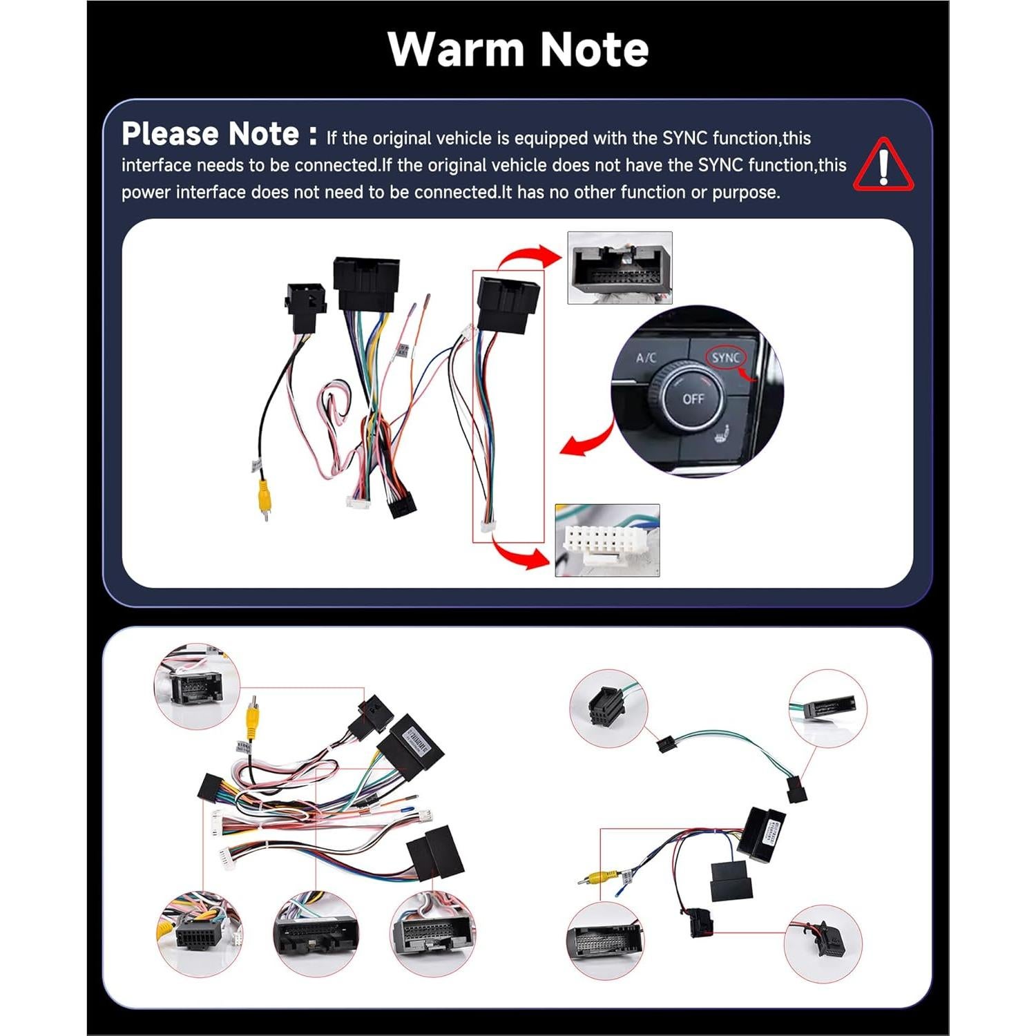 Estéreo de Coche Android 4G 64GB Podofo para Ford Focus 2012-2018