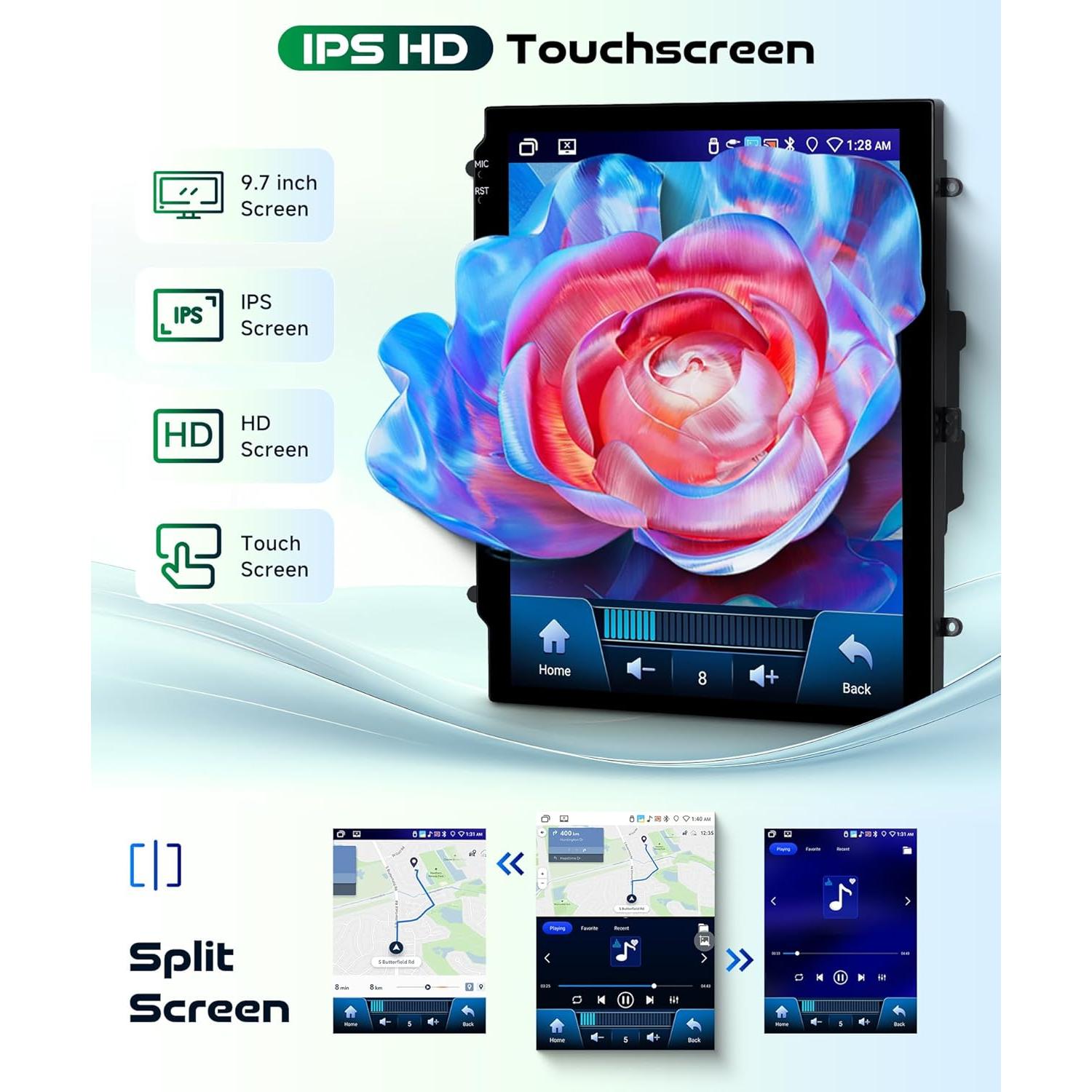 Estéreo de Coche Android 4G 64GB Podofo para Ford Focus 2012-2018