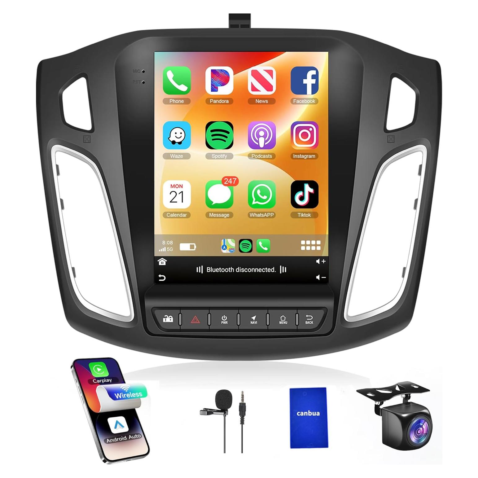 Estéreo de Coche Rimoody 9.7" Android 13 para Ford Focus 2012-2018