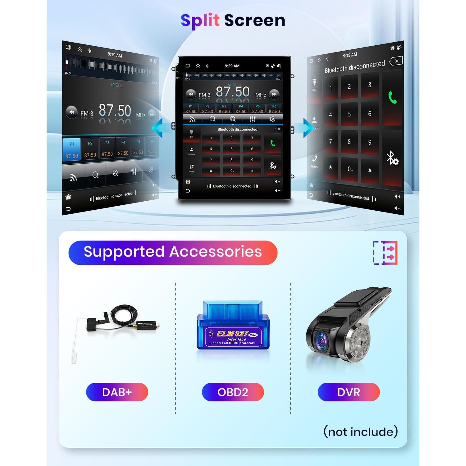 Estéreo de Coche Rimoody 9.7" Android 13 para Ford Focus 2012-2018