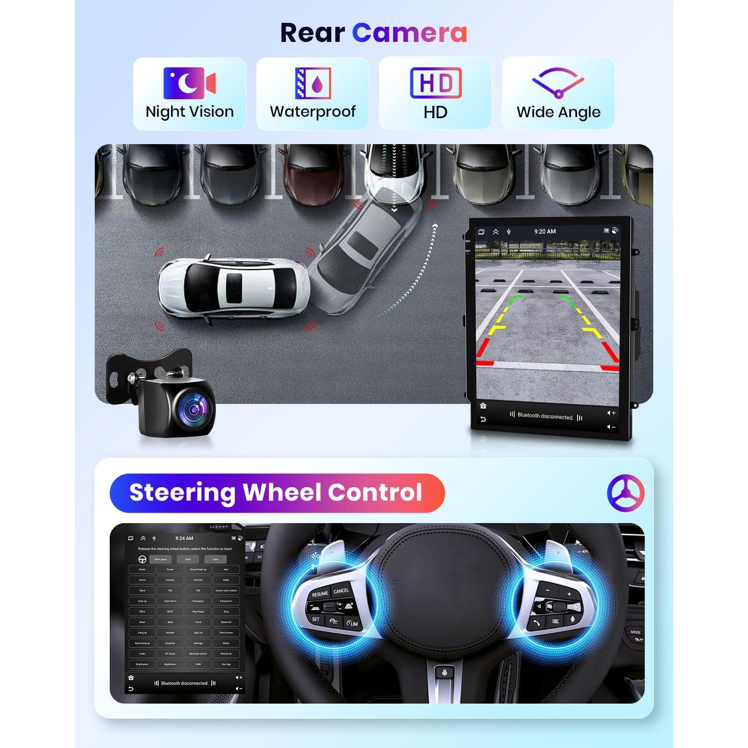 Estéreo de Coche Rimoody 9.7" Android 13 para Ford Focus 2012-2018