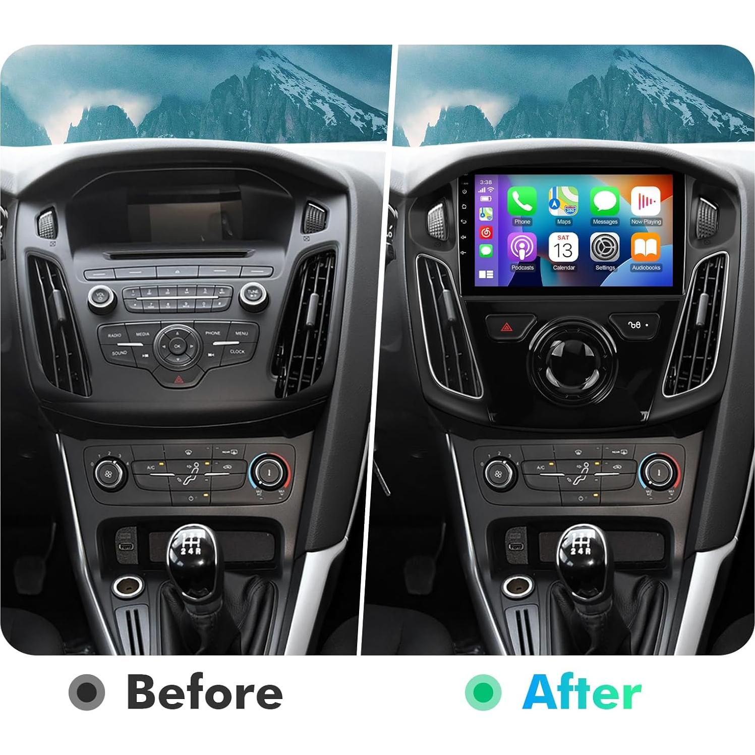 Estéreo de coche ISUDAR Android 13 9" para Ford Focus 2012-2018