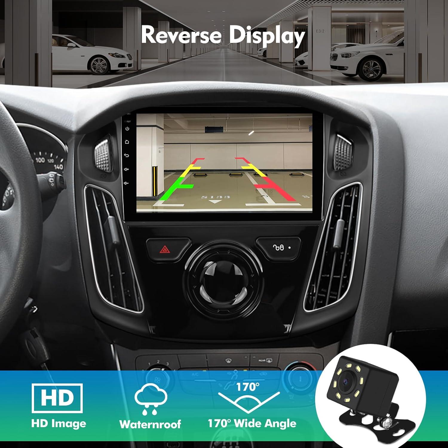 Estéreo de coche ISUDAR Android 13 9" para Ford Focus 2012-2018