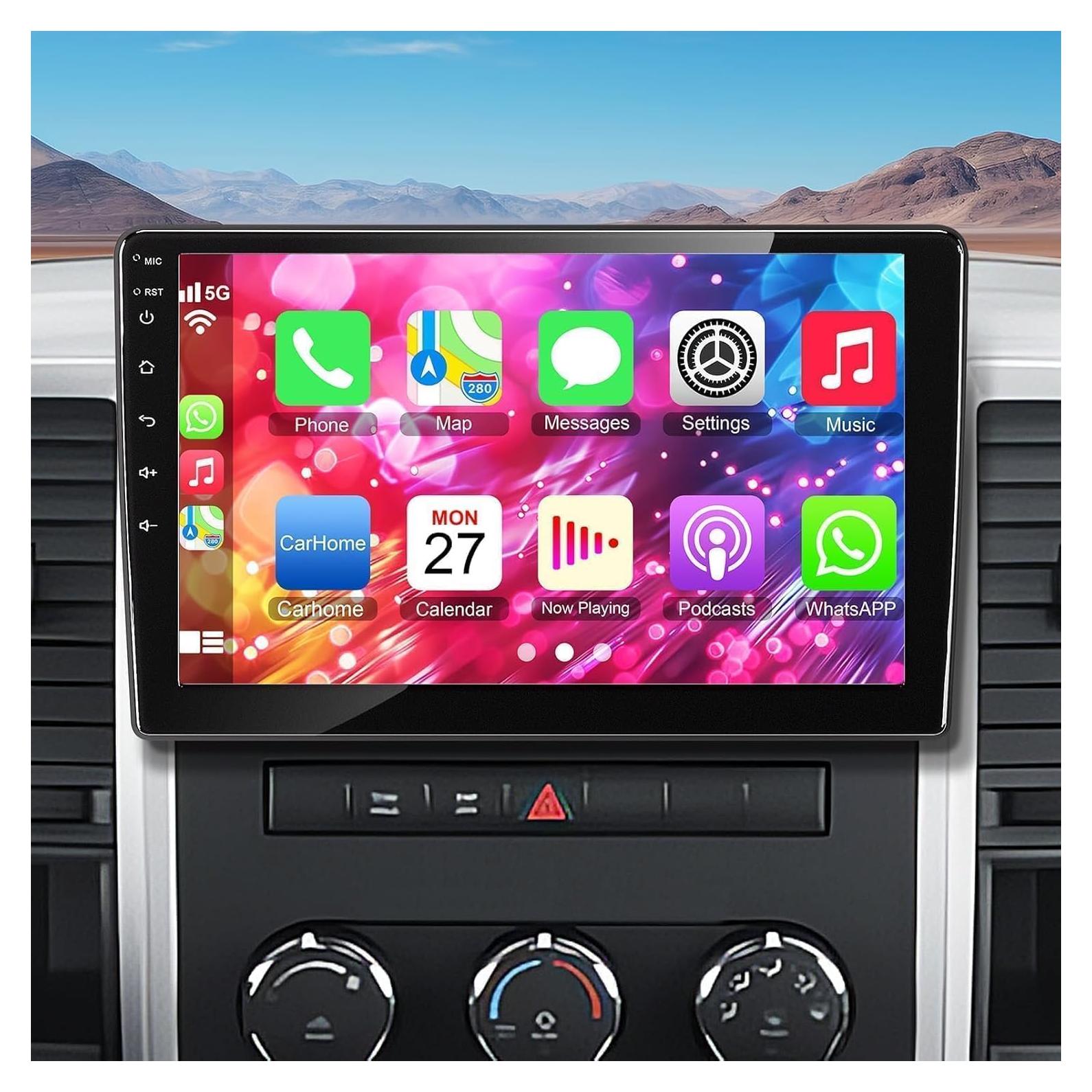 Radio de Coche B4U 10" Android 12 para Dodge RAM 2009-2012