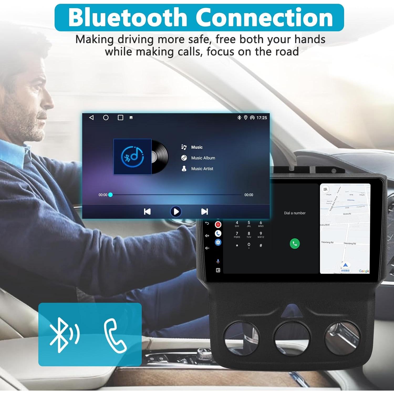 Estéreo de Coche Android 13 UUTouIoI para Dodge RAM 2013-2018