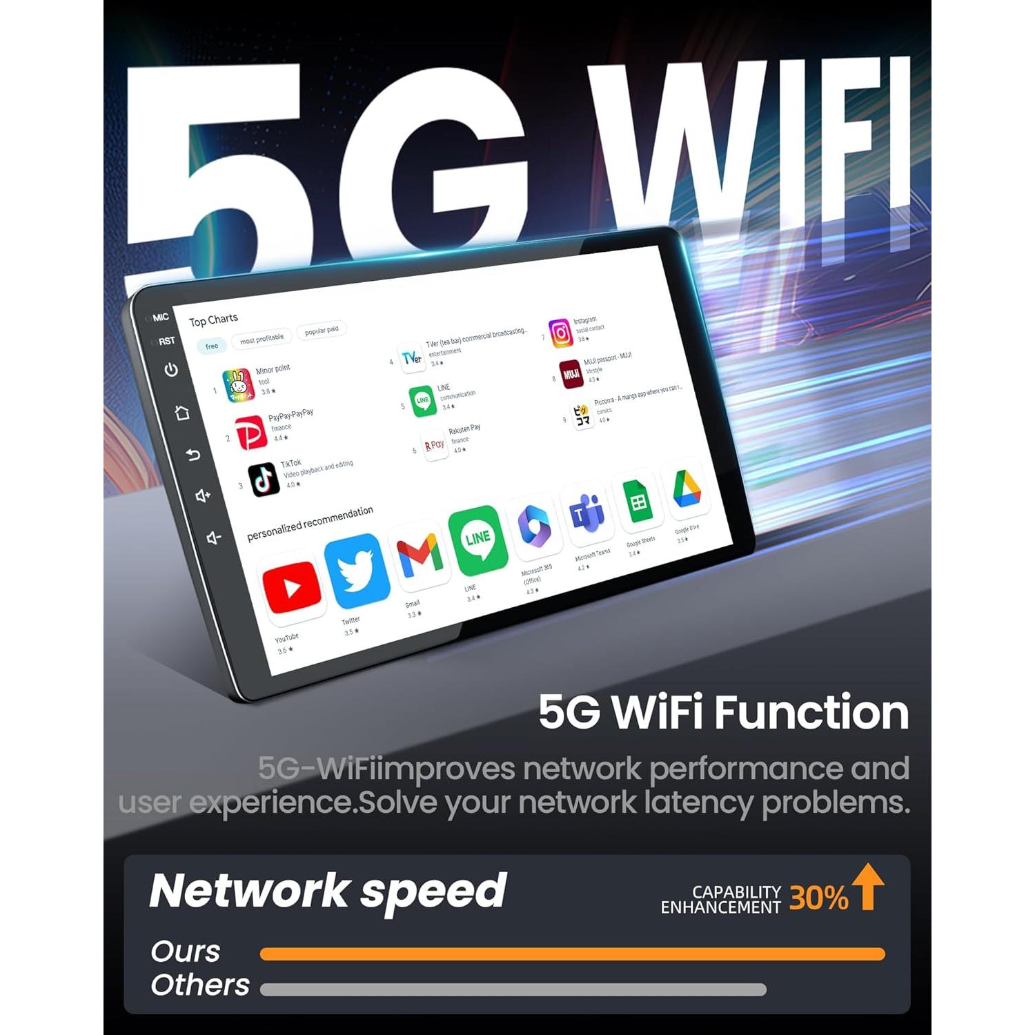 Radio Android 12 para Dodge Ram 1500 2500 3500 2002-2005 9"