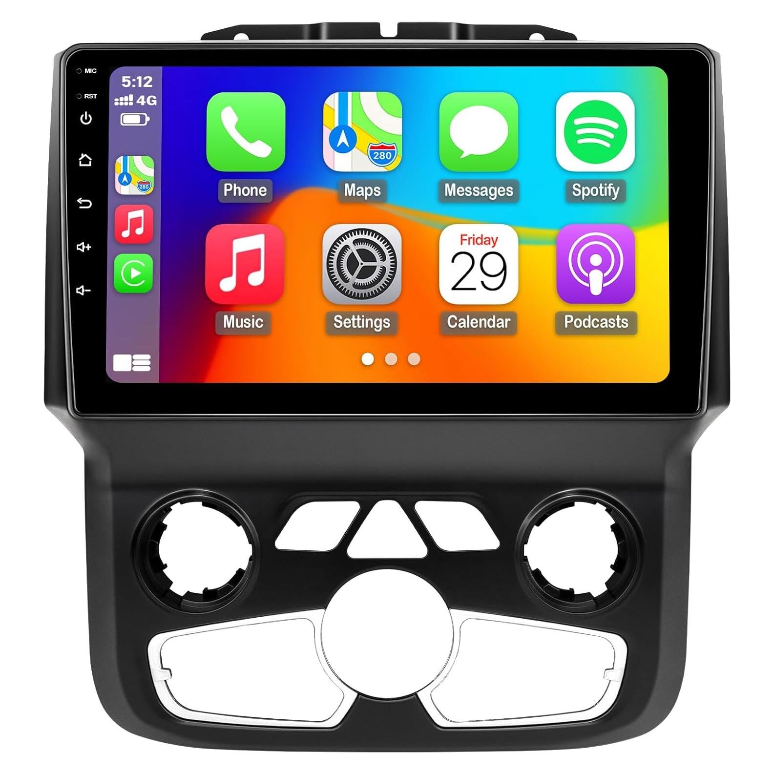 Estéreo de Coche KOBANOICA para Dodge RAM 2013-2018 9" GPS