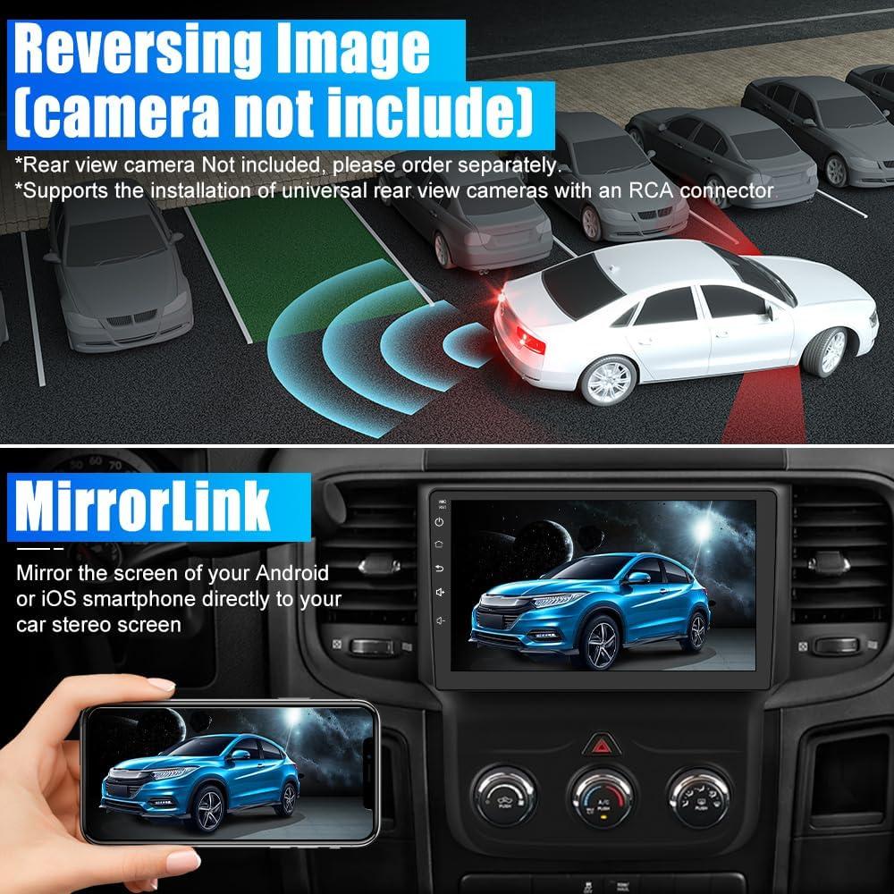 Estéreo Android AWESAFE para Dodge RAM 1500 2500 3500 AC Manual 2+32GB