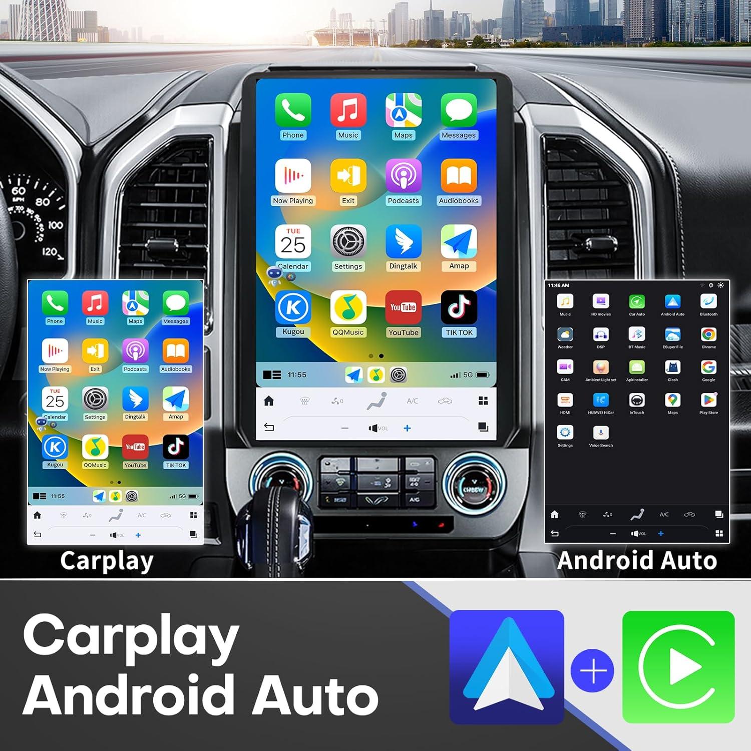 Radio de Coche YTPIIVWEW SYNC-3 14.4" 8+128GB para Ford Raptor F150